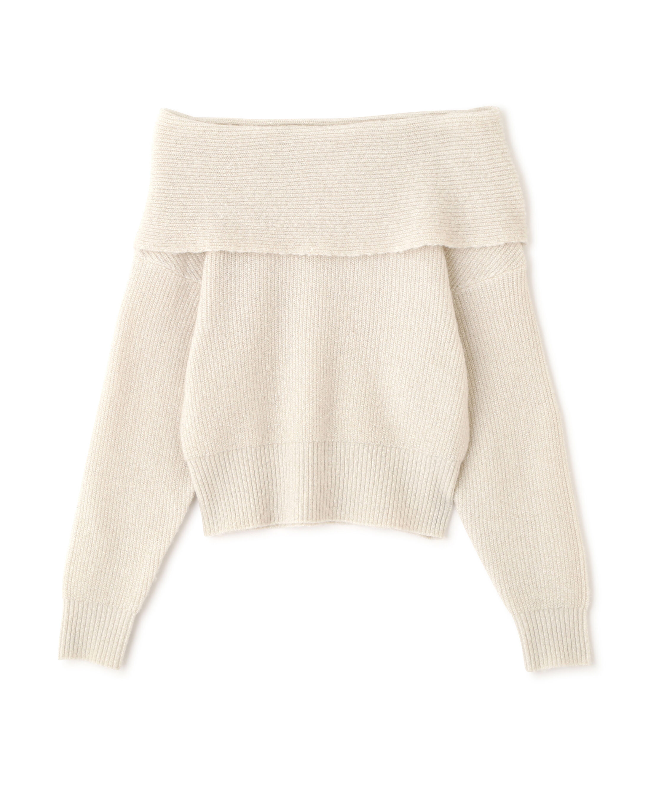 PROPORTION BODY DRESSING「ラメ入りオフショルニット」|ニット・セーター|