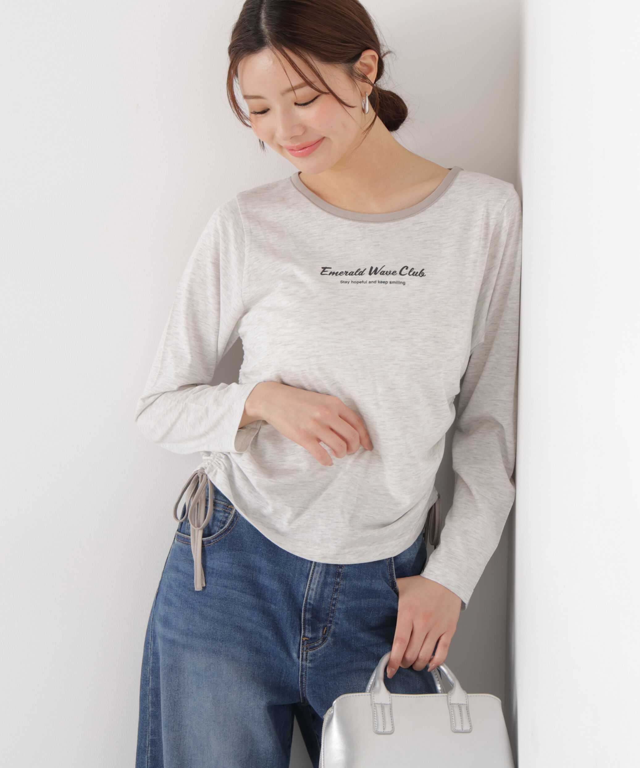 PROPORTION BODY DRESSING「〈a/mie〉ドロストシアートップス　　26SS」|Tシャツ・カットソー|