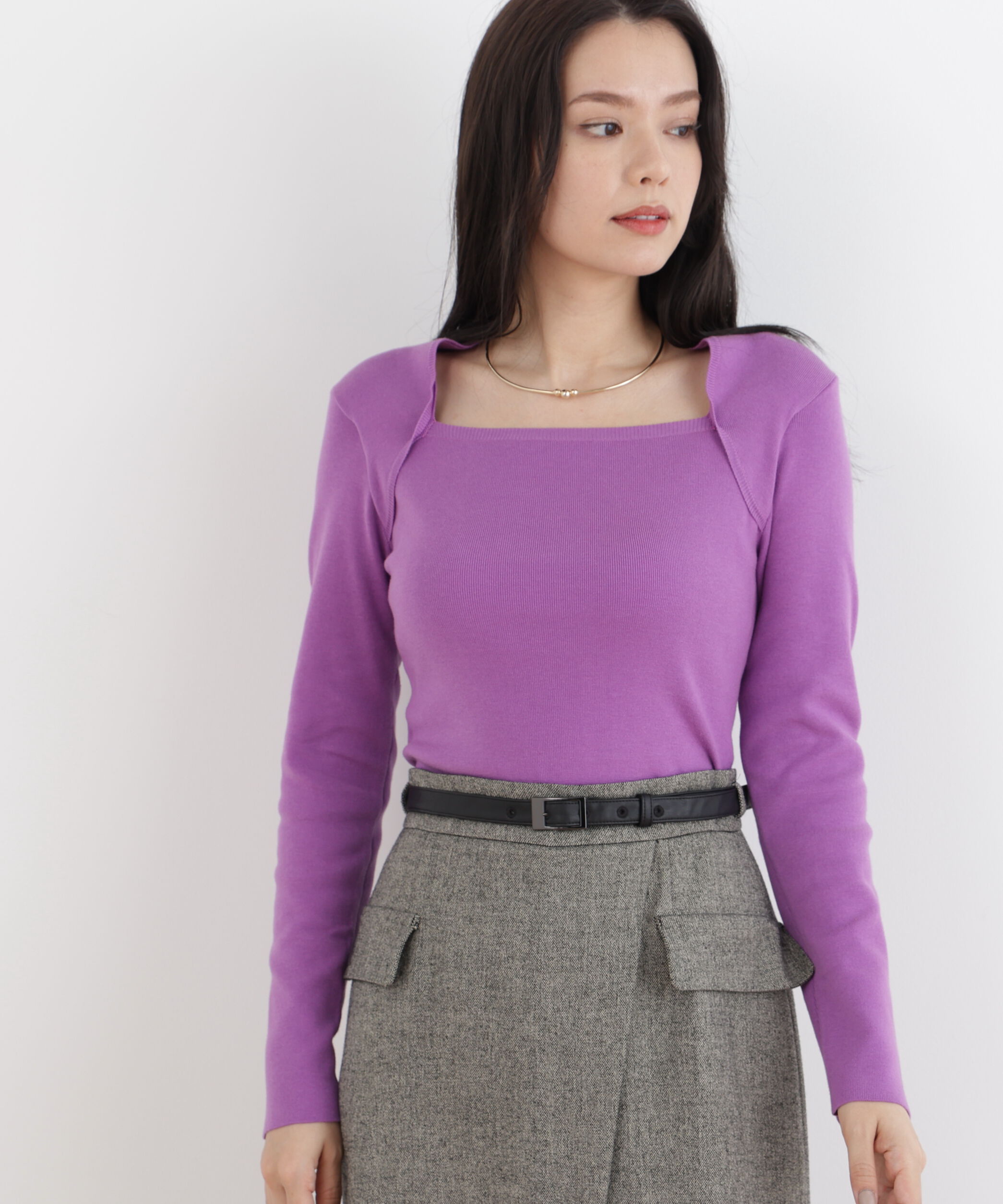  「◆プルオーバーシンプルハイゲージ」|ニット・セーター|