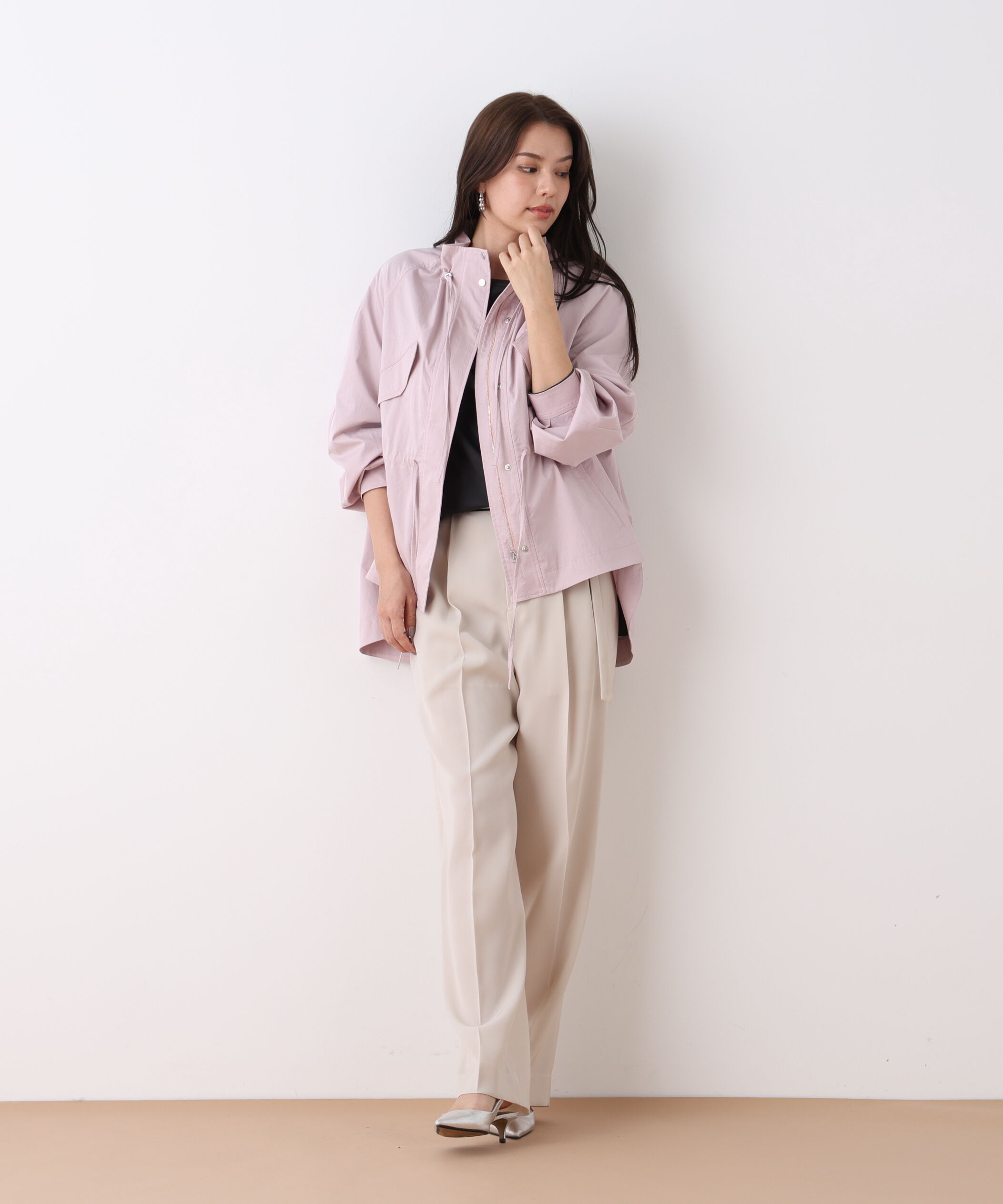  「［WEB限定カラー］ストレッチツイルマウンテンパーカー」|ブルゾン・スタジャン|