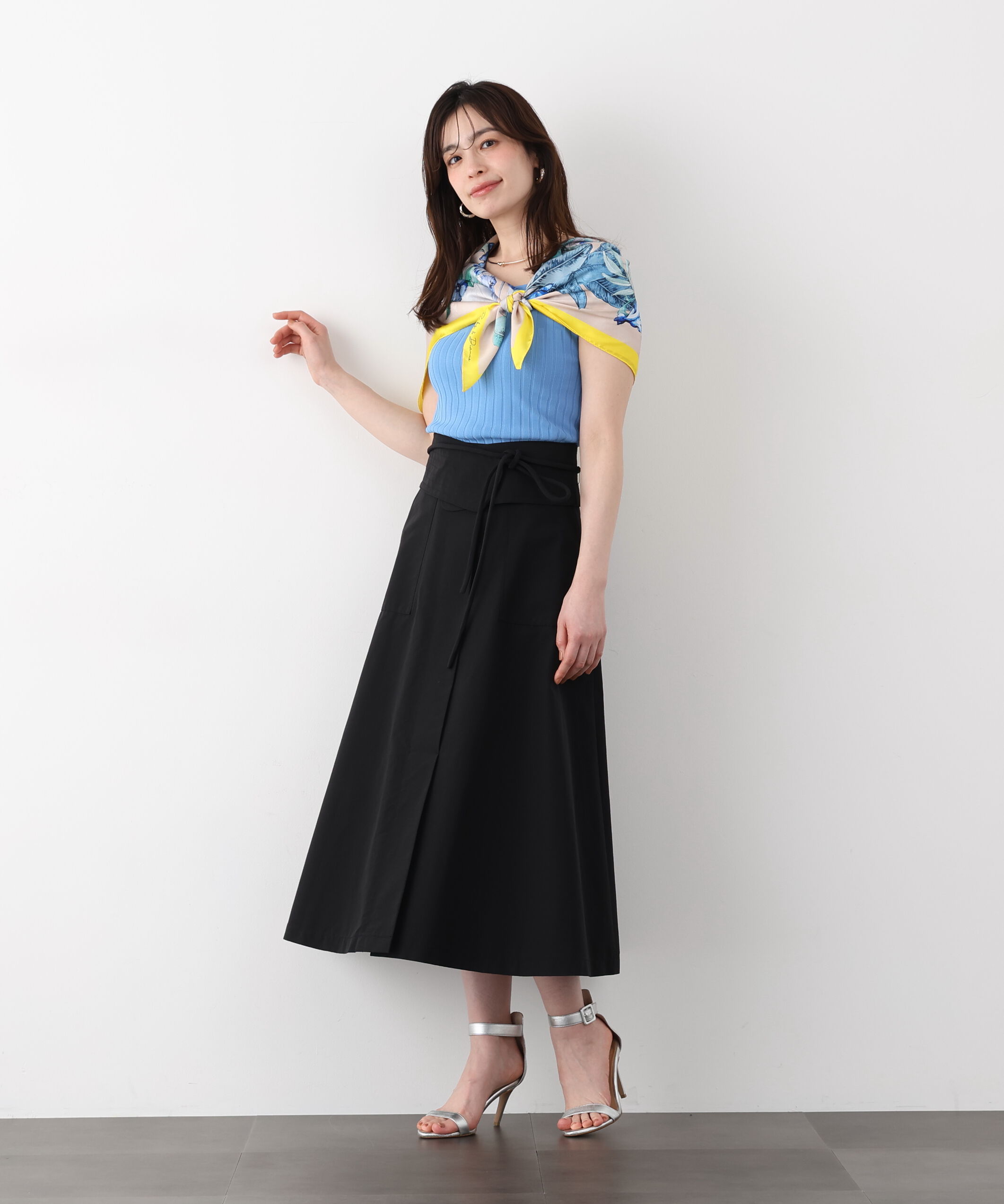  「スクエアネックニットトップス」|ニット・セーター|