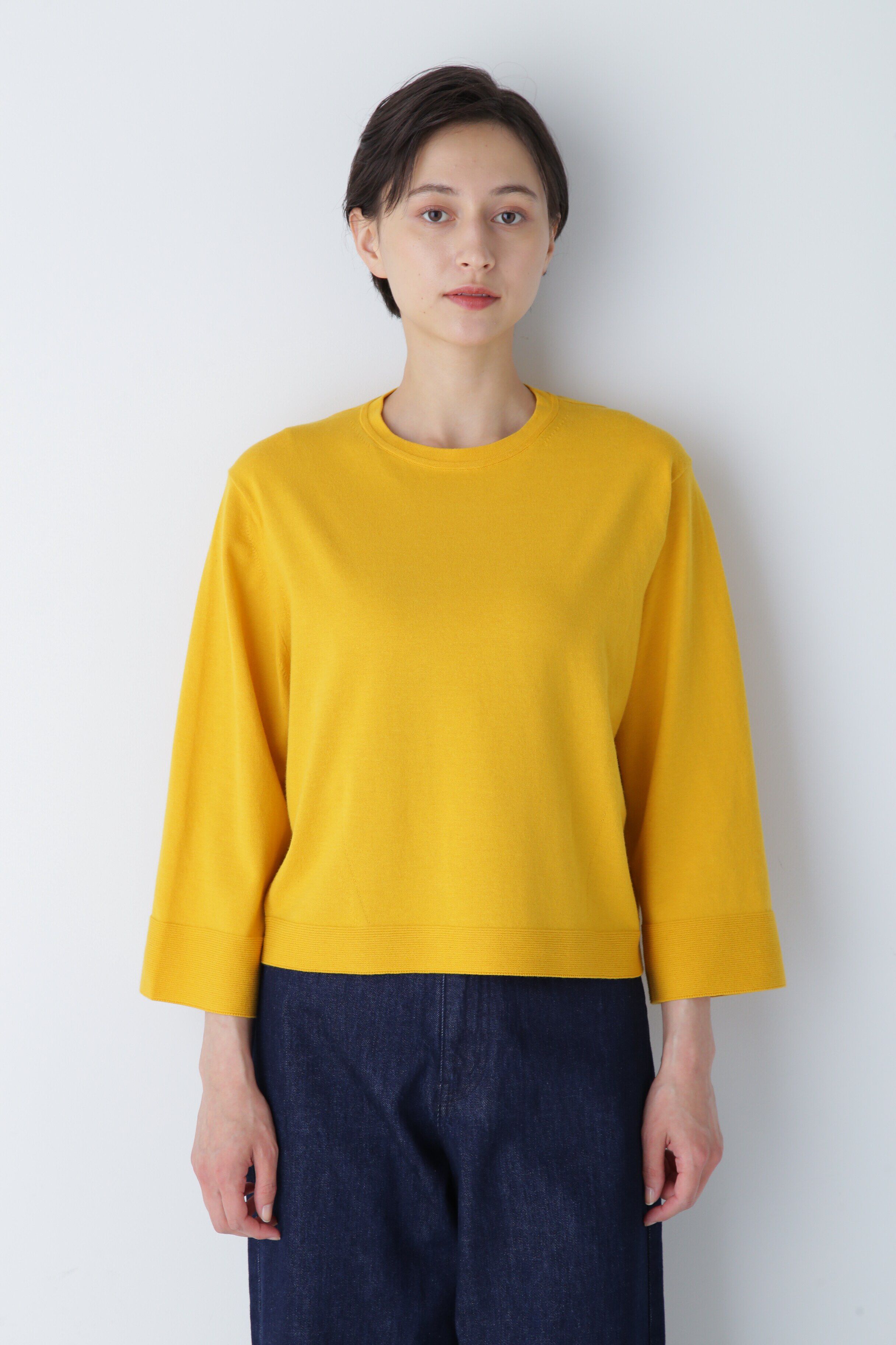  「◆コットンポリエステルキュプラニットプルオーバー」|ニット・セーター|