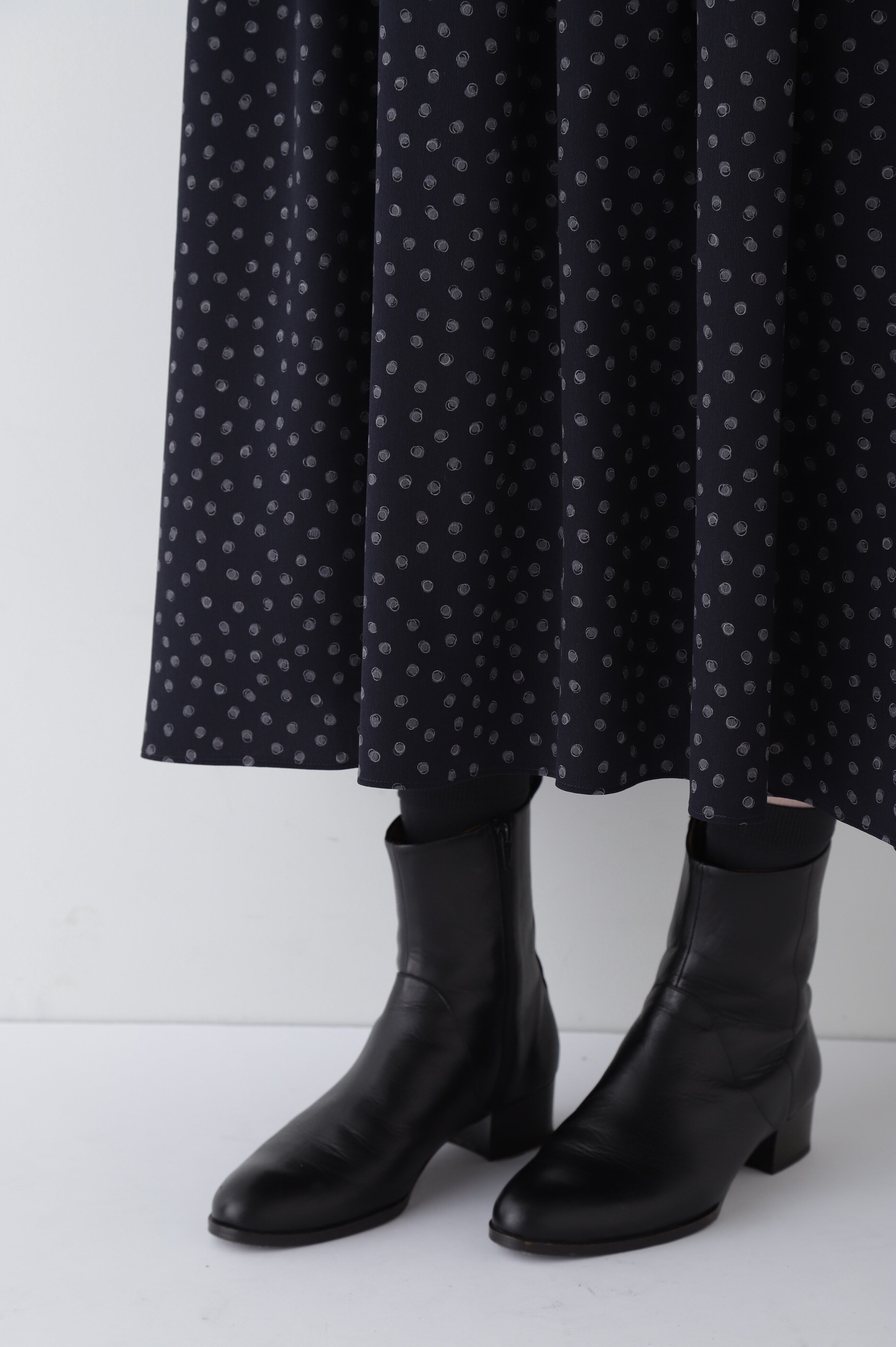  「◆デシンドットプリントワンピース」|ワンピース|