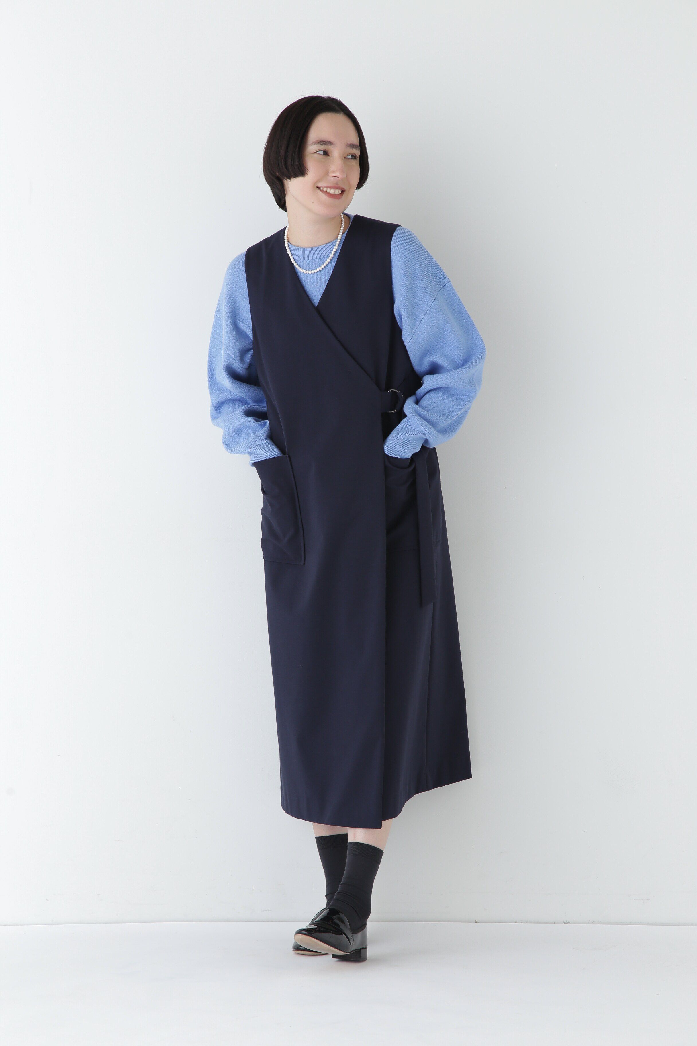  「◆ストレッチポンチラップワンピース」|ワンピース|