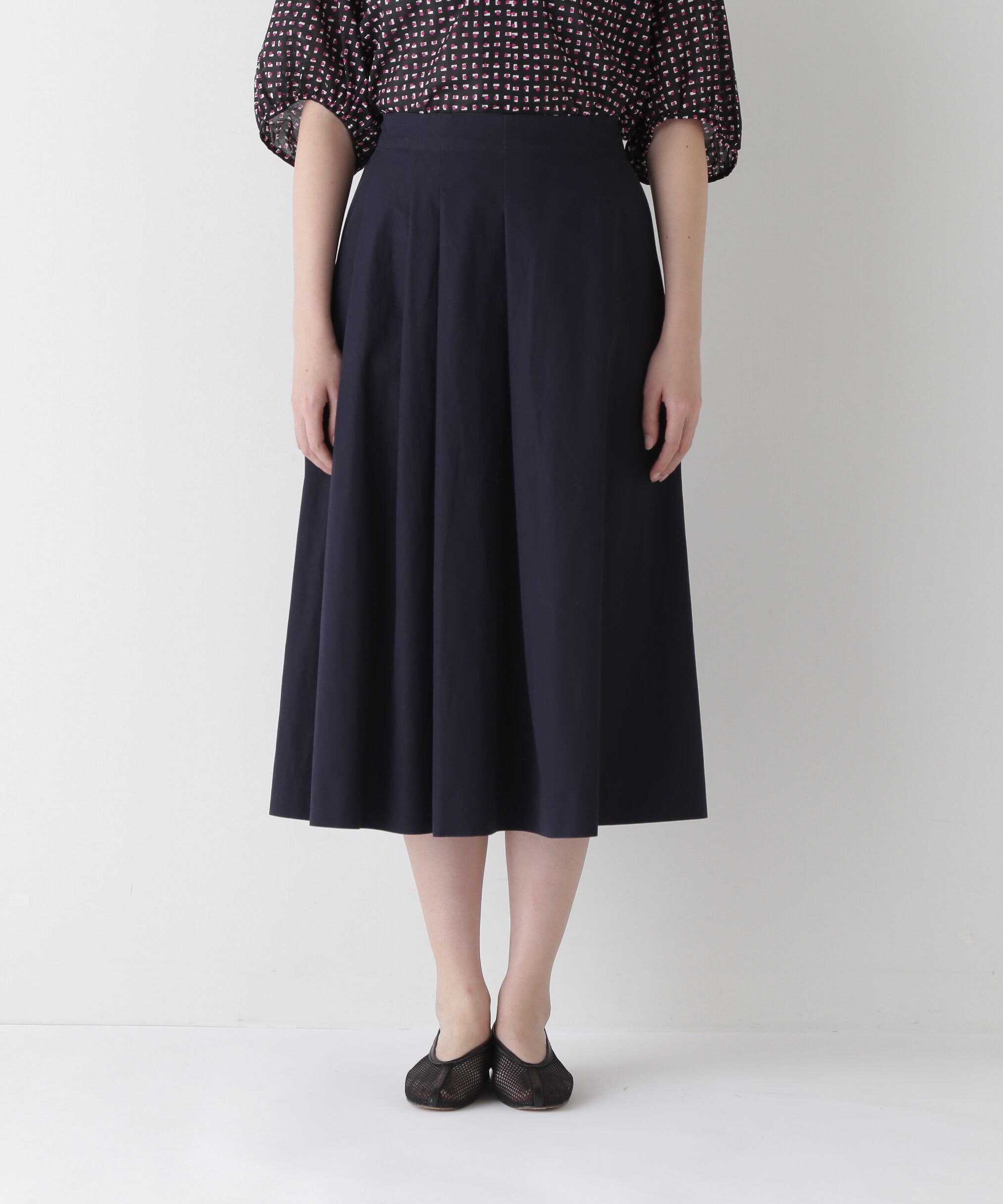  「◆Ｃ／Ｌウェザーアシンメトリータックスカート」|スカート|