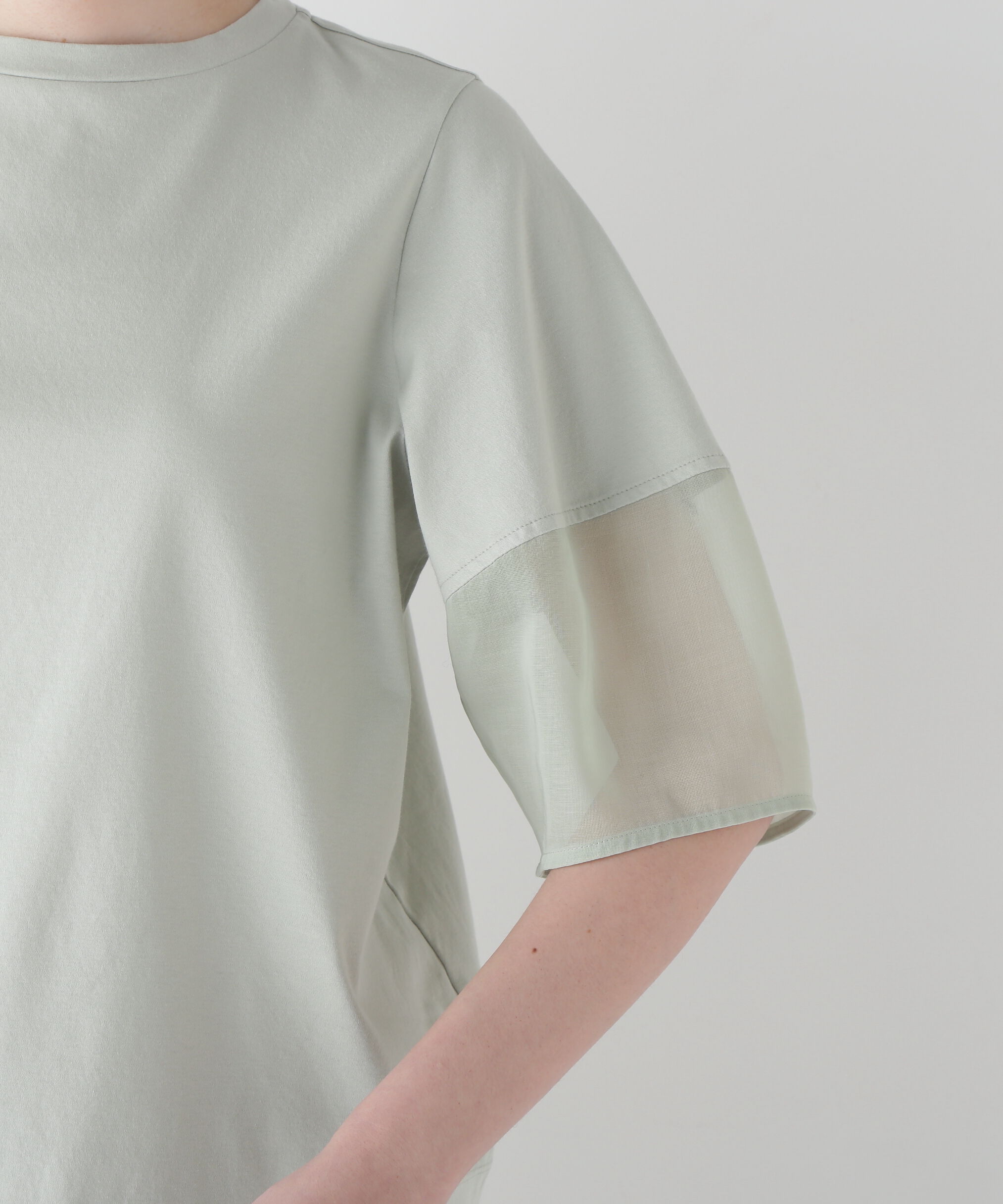  「◆アードッキングモックネックカットソープルオーバー」|Tシャツ・カットソー|