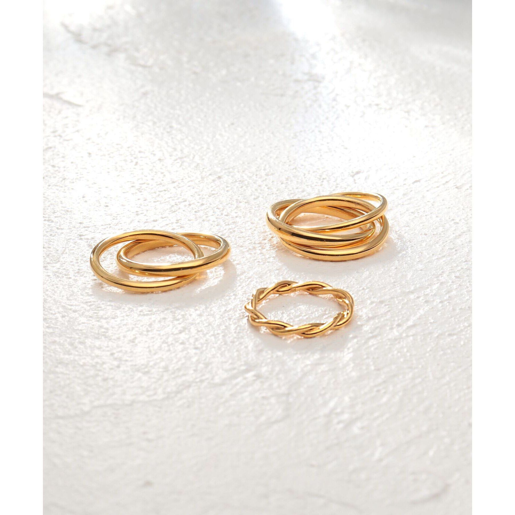 COCOSHNIK ONKITSCH「シルバー バンドリング ダブル GP」|リング|