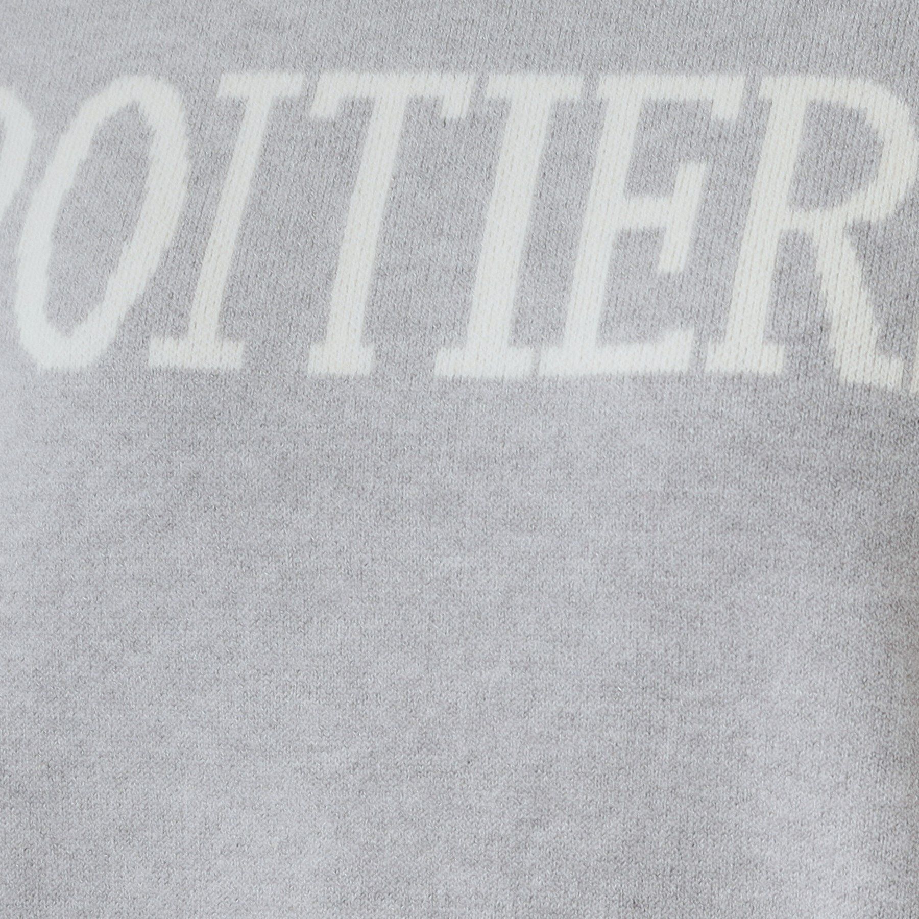 SHOO･LA･RUE「【洗える/ちくちくしにくい/静電気軽減】スウェットライク ロゴニット」|ニット・セーター|