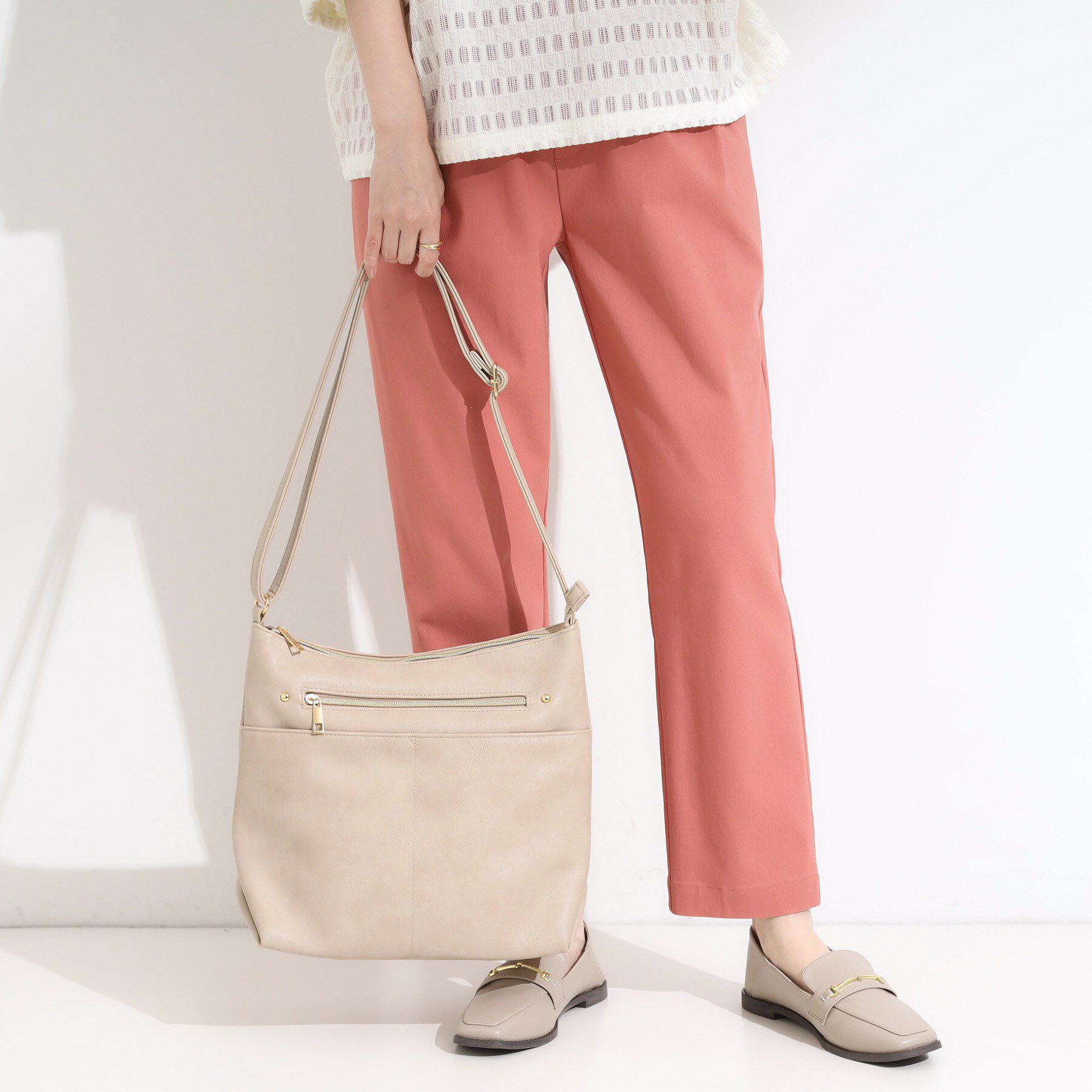 SHOO･LA･RUE「【デイリー使いに】フロント2ポケット ショルダーバッグ」|ショルダー・メッセンジャー|