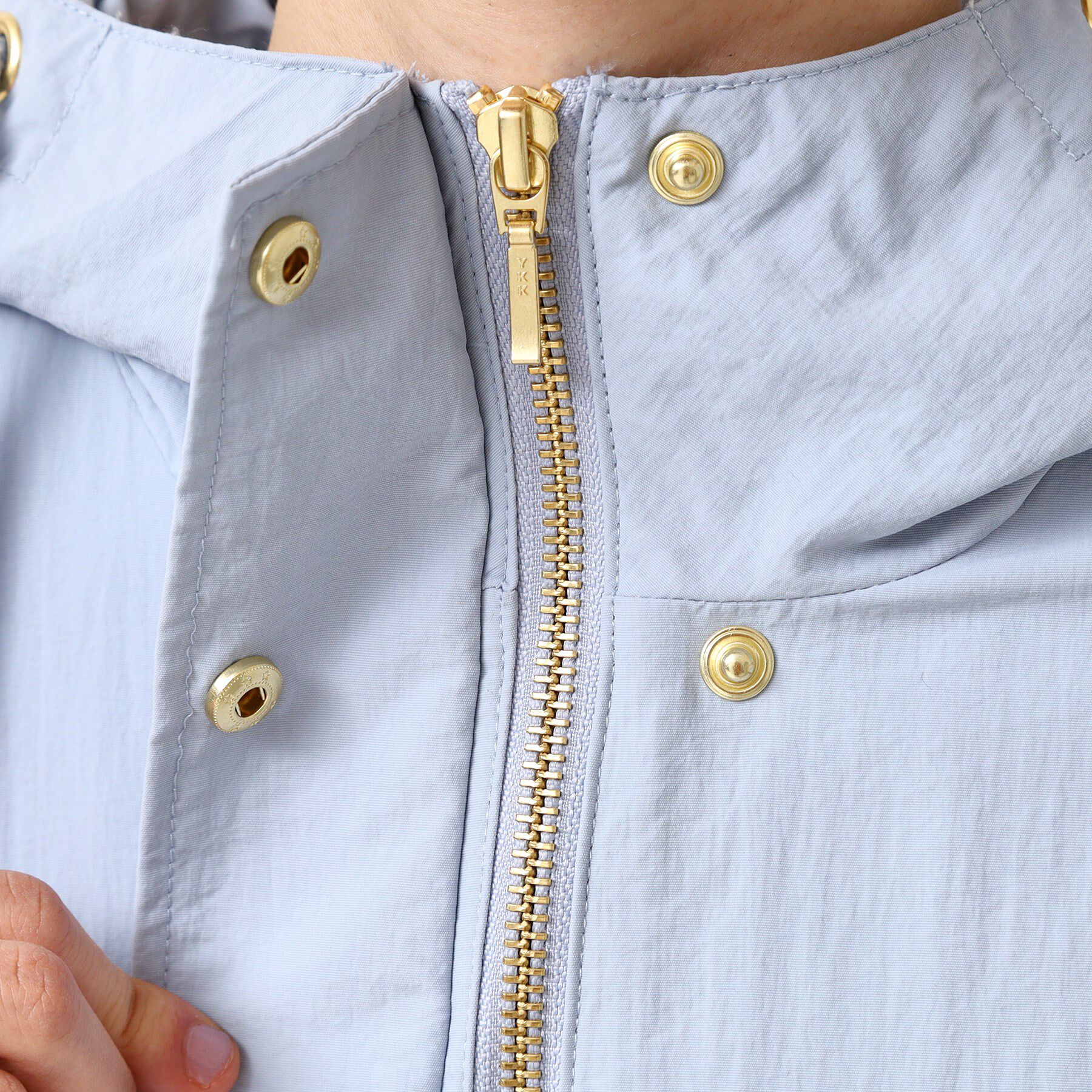 Dessin「ドロストフーデットライトブルゾン（S～L）」|ブルゾン・スタジャン|