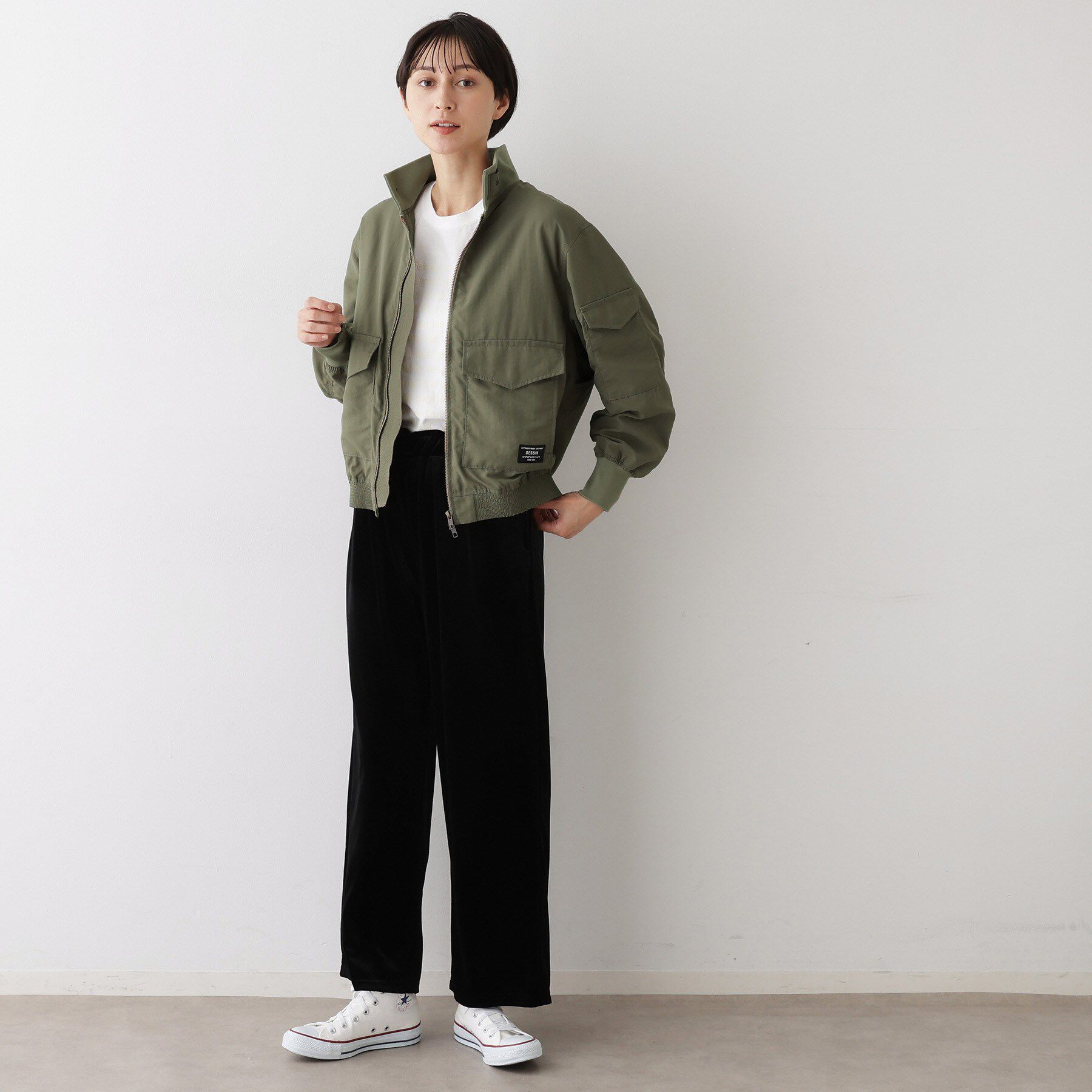 Dessin「【ユニセックス・軽量】ナイロンブルゾン」|ブルゾン・スタジャン|