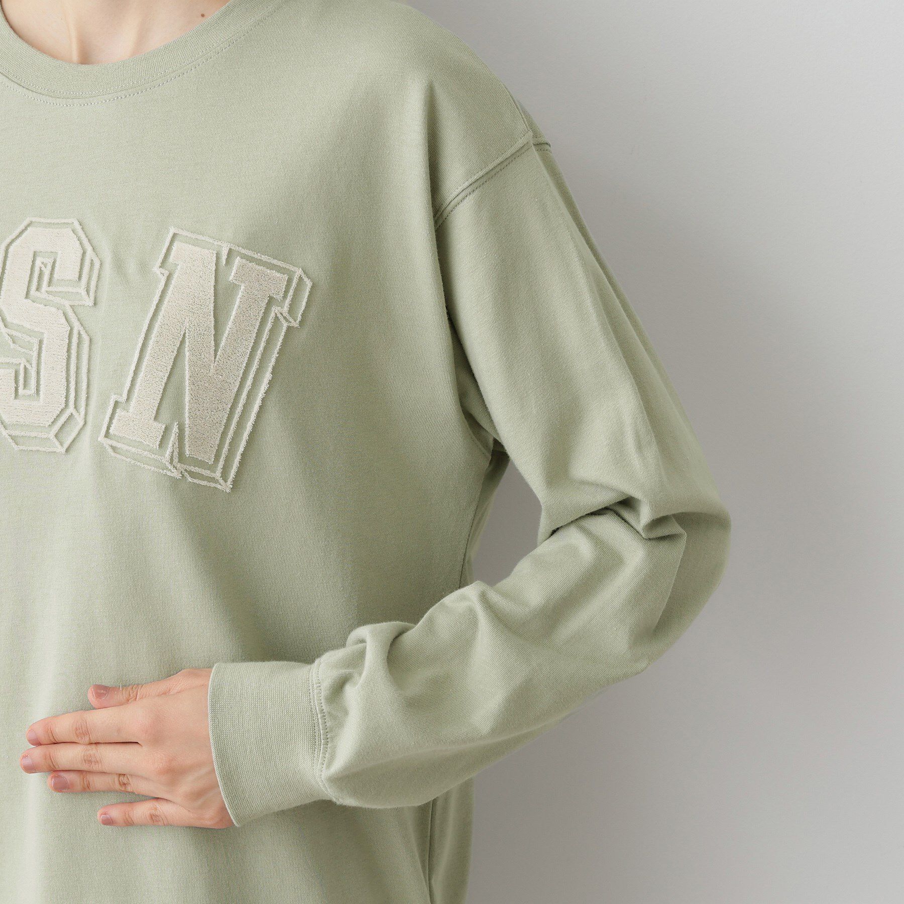 Dessin「【ユニセックス/洗える】ビッグロゴロンT」|Tシャツ・カットソー|