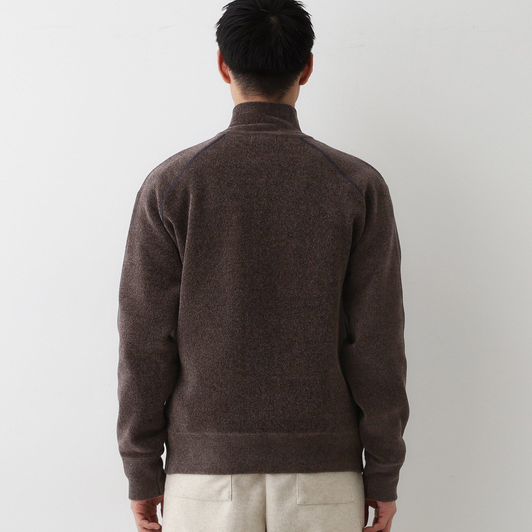 Dessin「【洗える】モールジップカーディガン」|ブルゾン・スタジャン|