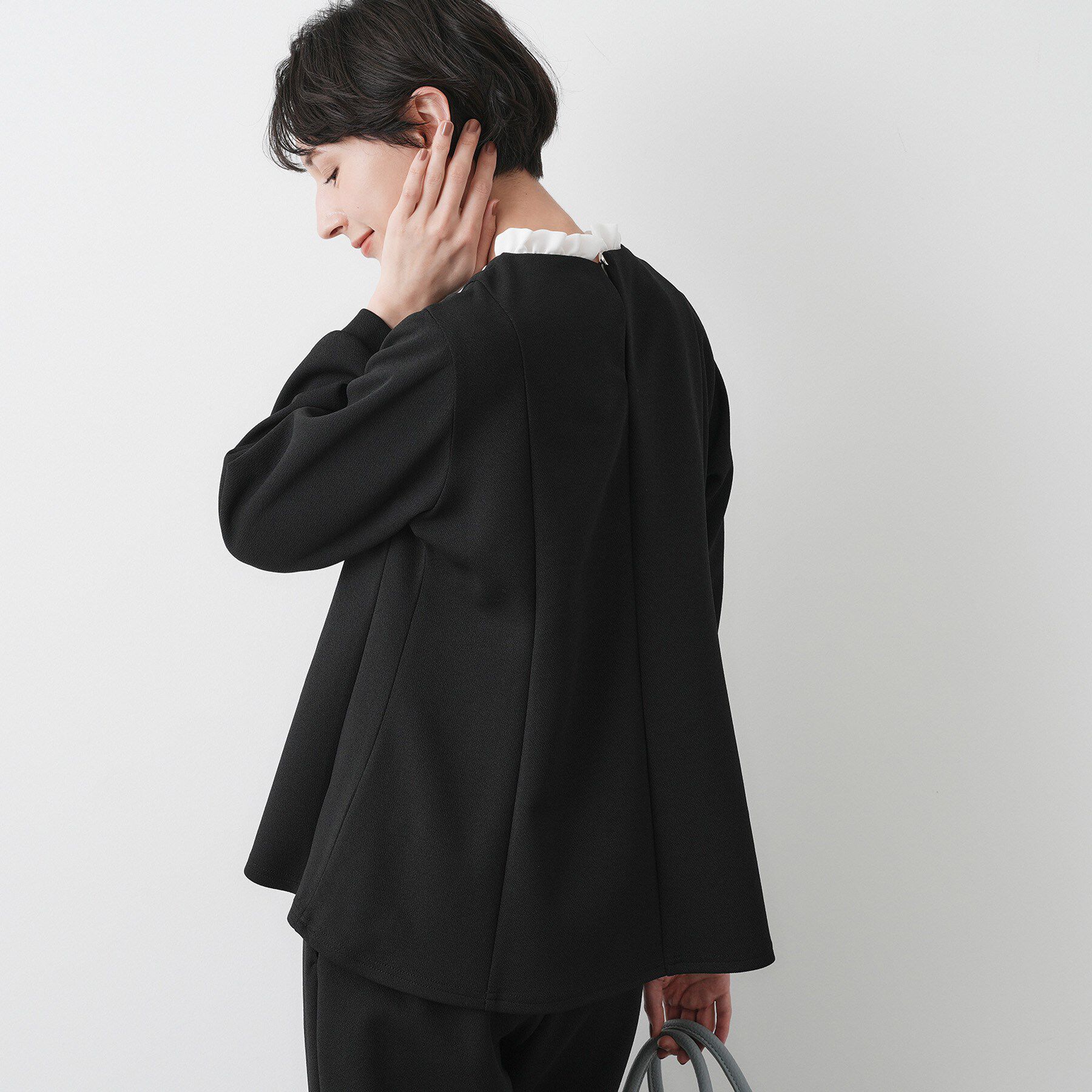 Dessin「【入卒/セレモニー/セットアップ可能】カットジョーゼット2WAYトップス」|シャツ・ブラウス|