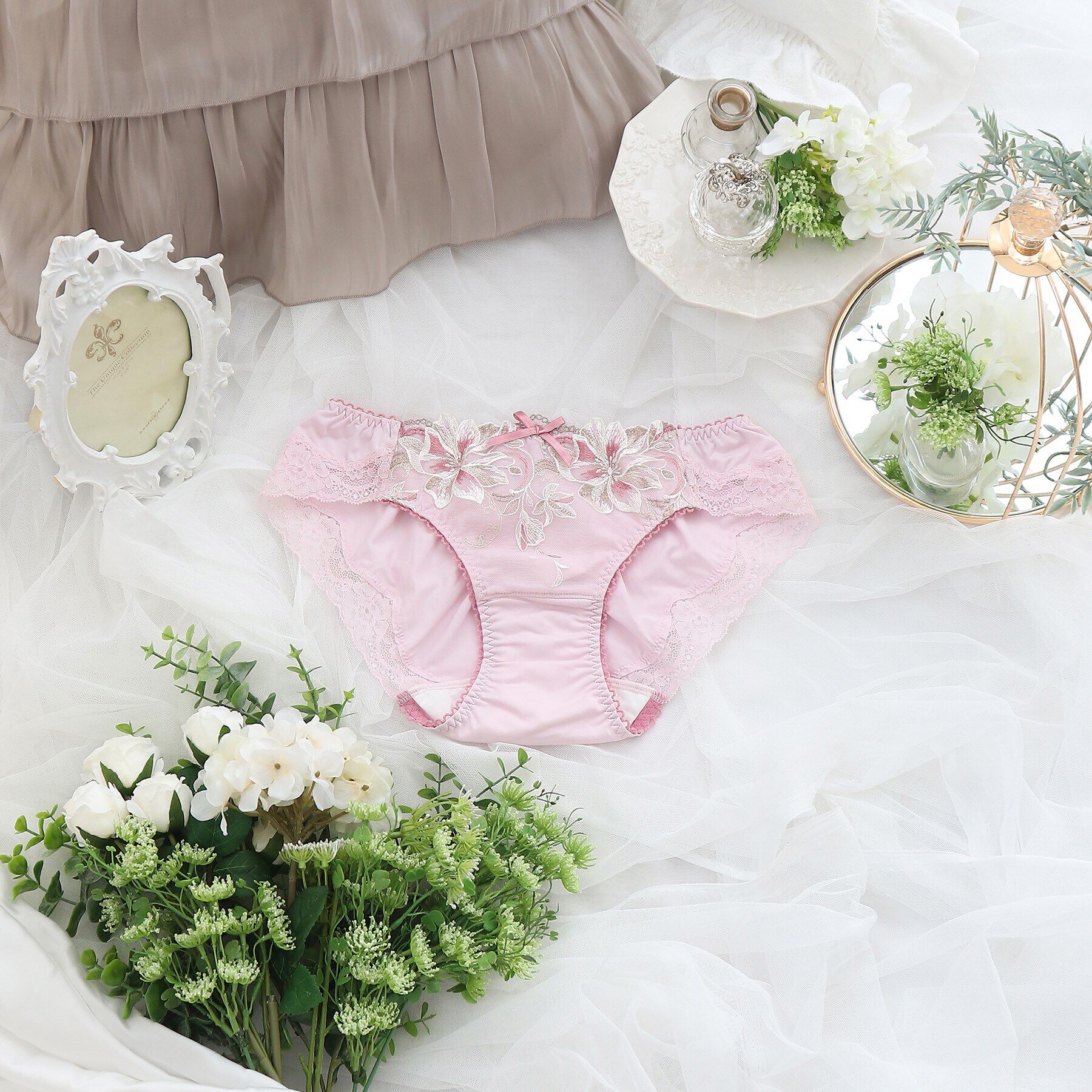 Risa Magli「フュシア サニタリーショーツ」|インナー|ピンク(070)