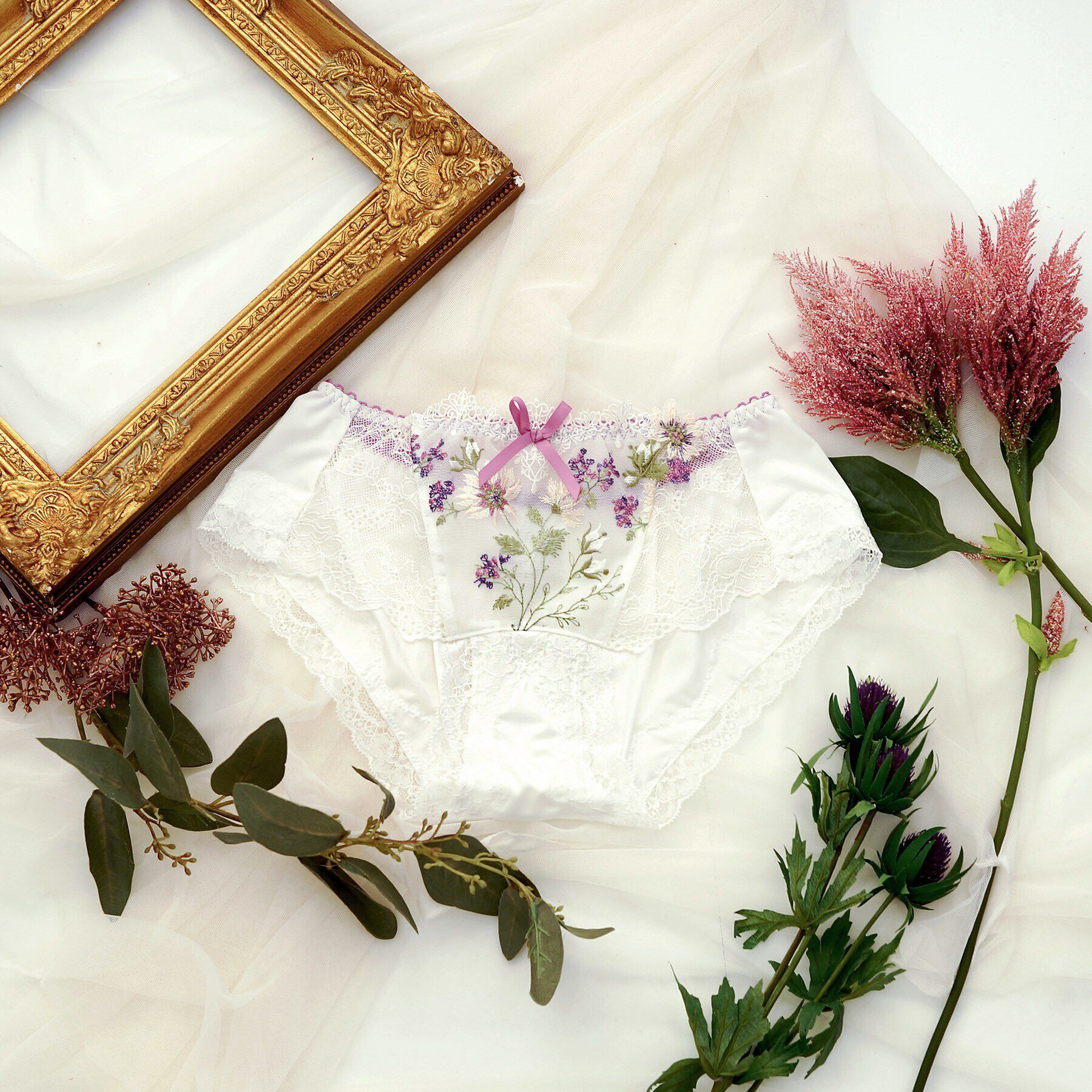 Risa Magli「フレデリカ ヒップハング」|インナー|ホワイト(001)