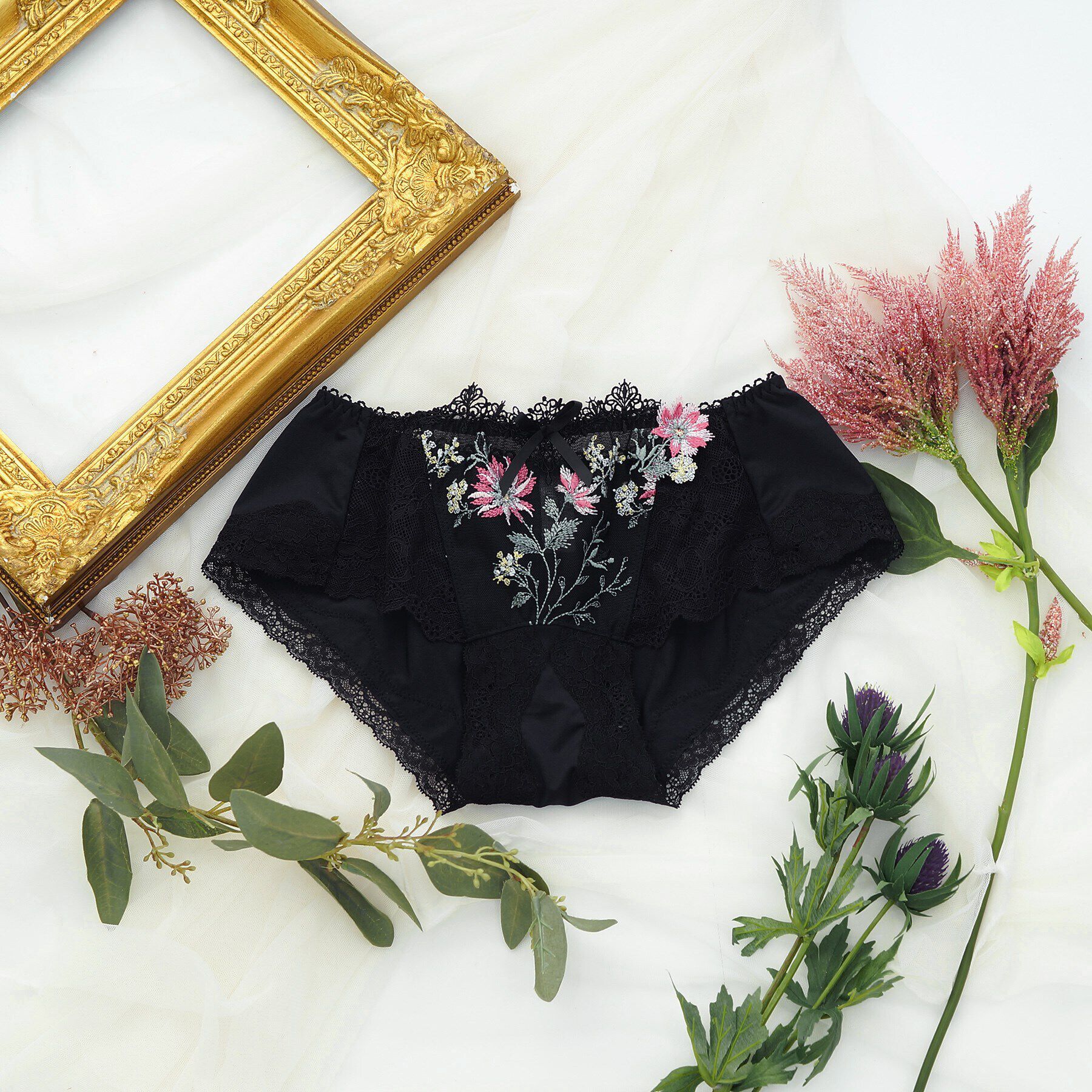 Risa Magli「フレデリカ ヒップハング」|インナー|ブラック(019)