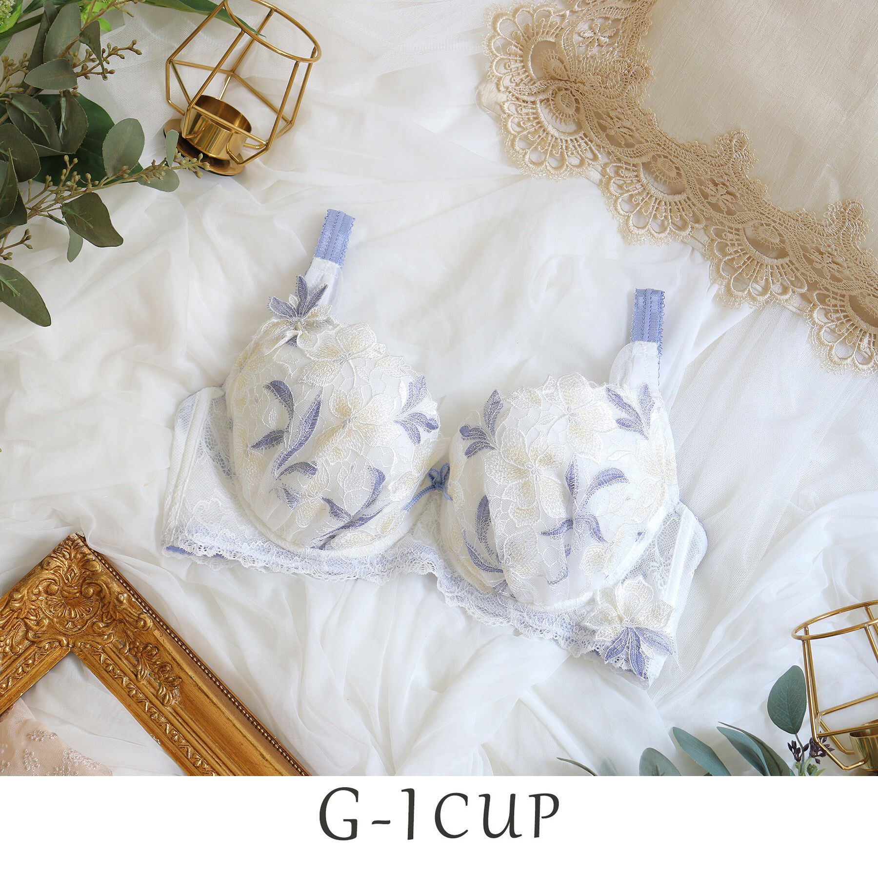 Risa Magli「ケリー ブラジャー」|インナー|ホワイト(001)