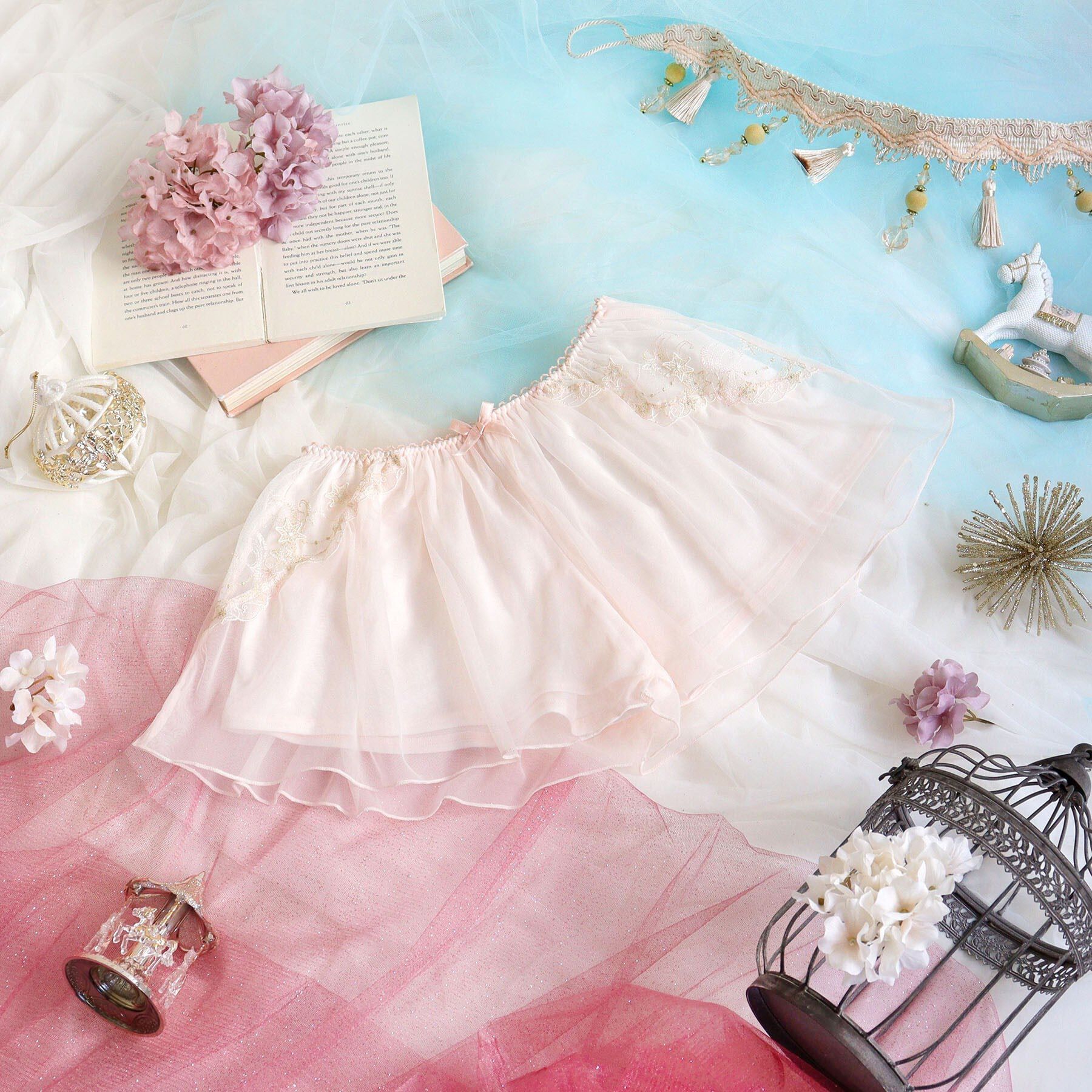 Risa Magli「ブラム タップパンツ」|インナー|ピンク(071)