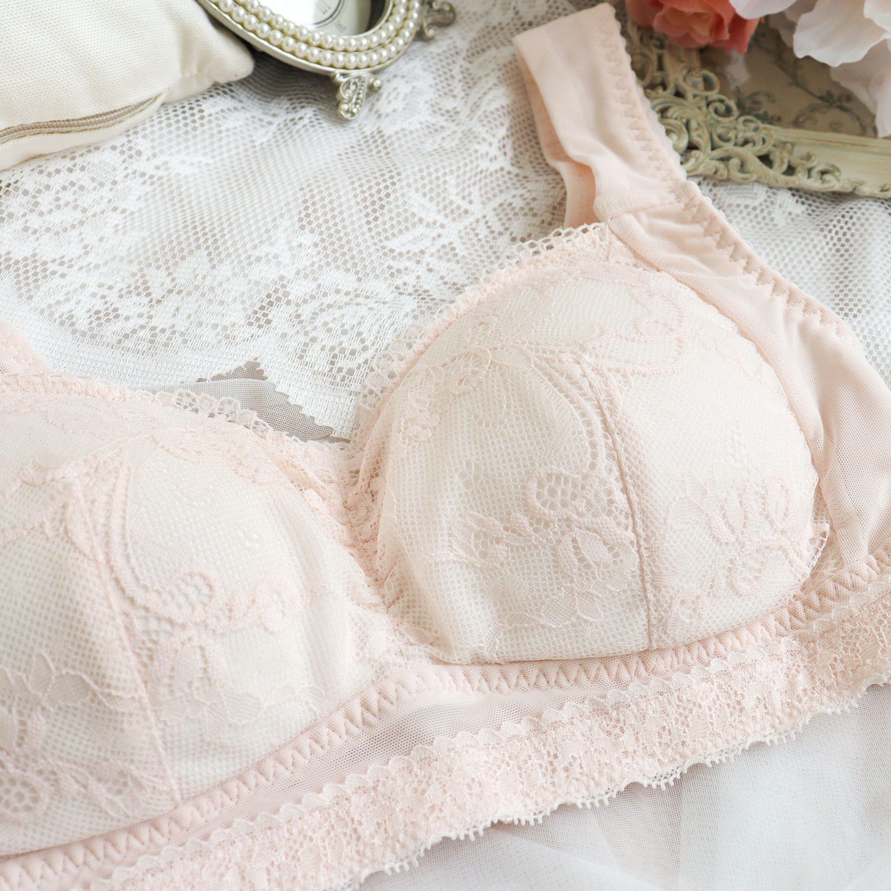 Risa Magli「フェリーチェ おやすみブラ （LL）」|インナー|