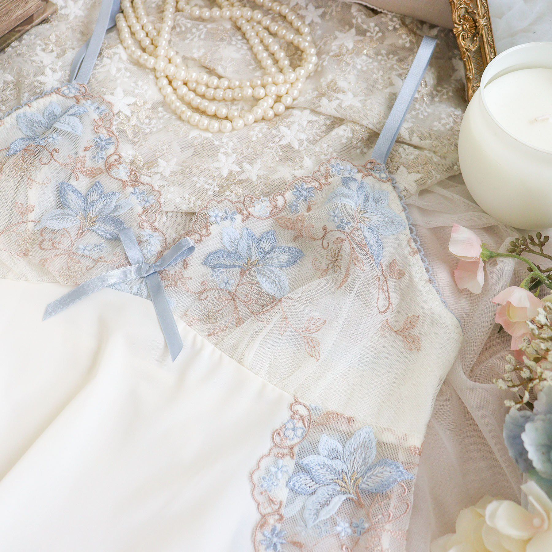 Risa Magli「フルーリ スリップ」|キャミソール|