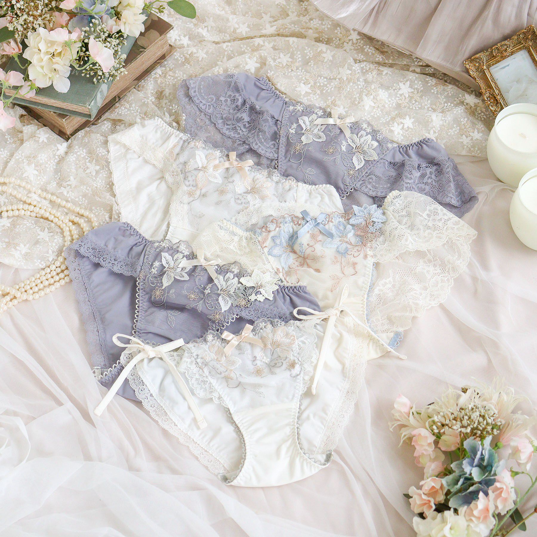 Risa Magli「フルーリ リボンショーツ」|インナー|