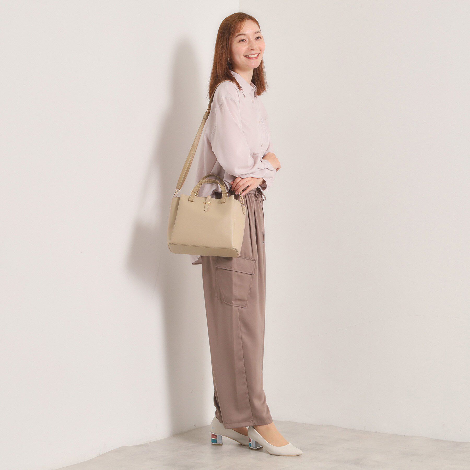 ITS&rsquo;DEMO「＜かるバッグ＞2WAYトート」|ハンドバッグ|