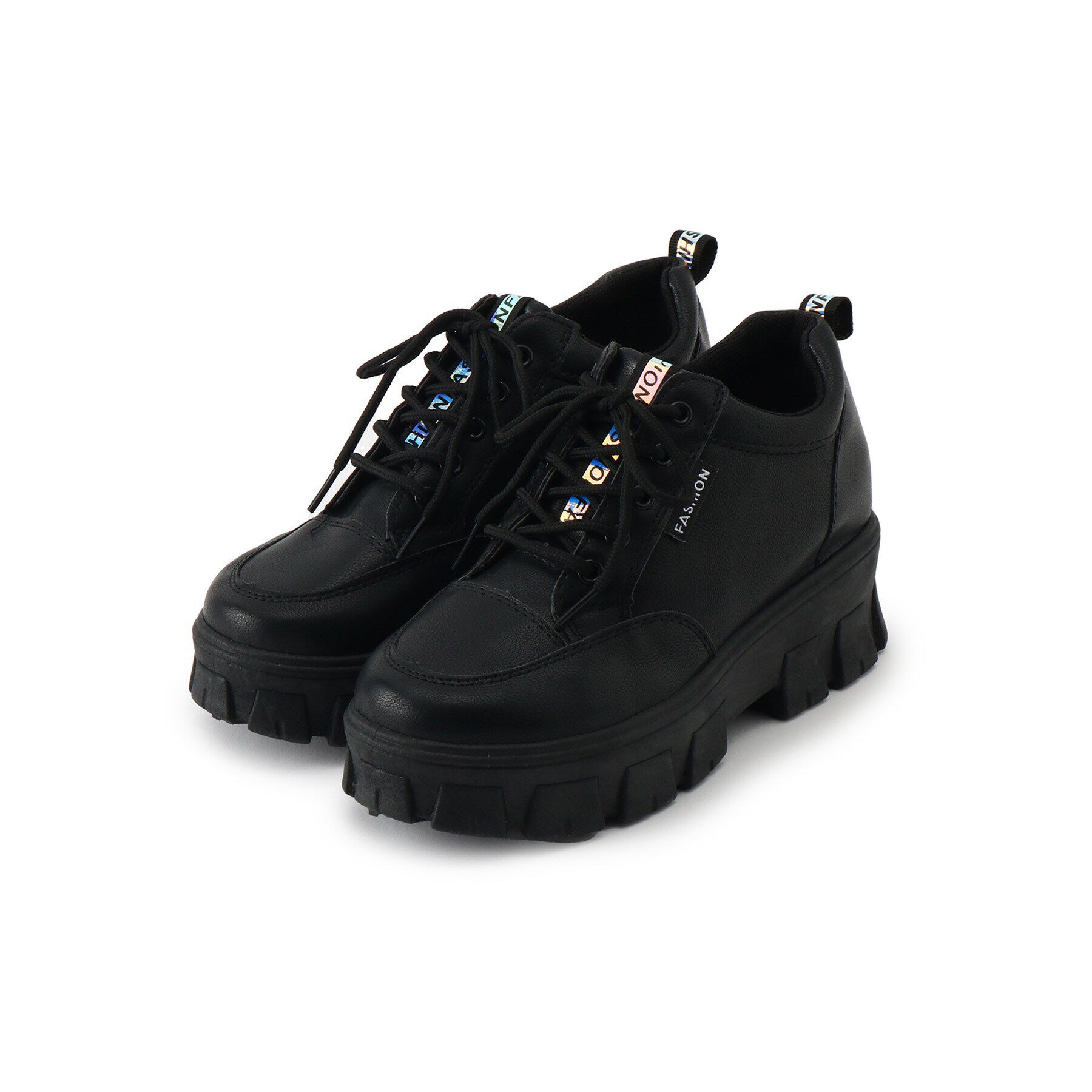 csT&P「軽量ソールで軽い♪シンプルデザインスニーカー【csT&P】」|スニーカー|ブラック(019)