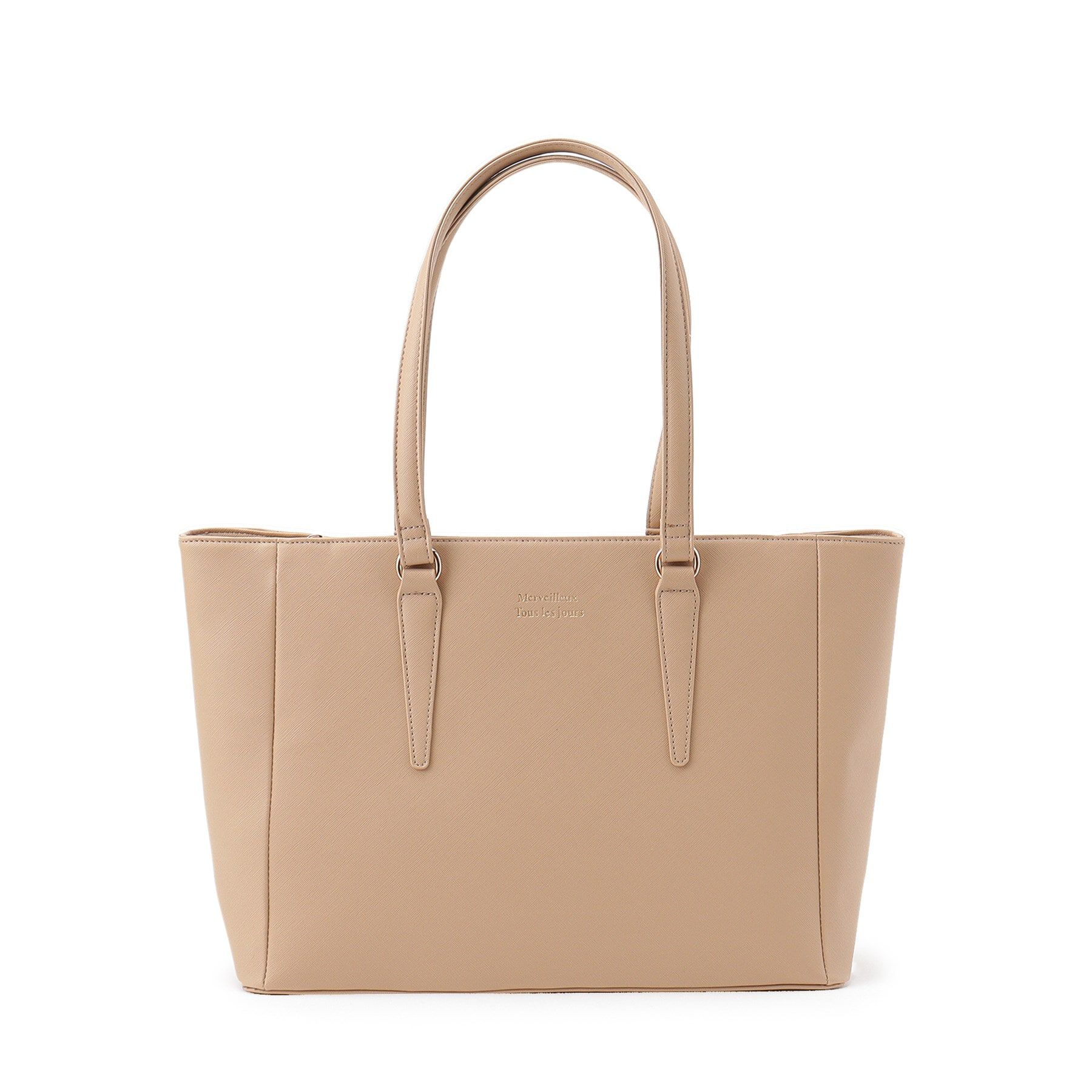 Ober Tashe「シンプル3層トートバッグ」|トートバッグ|グレー(012)