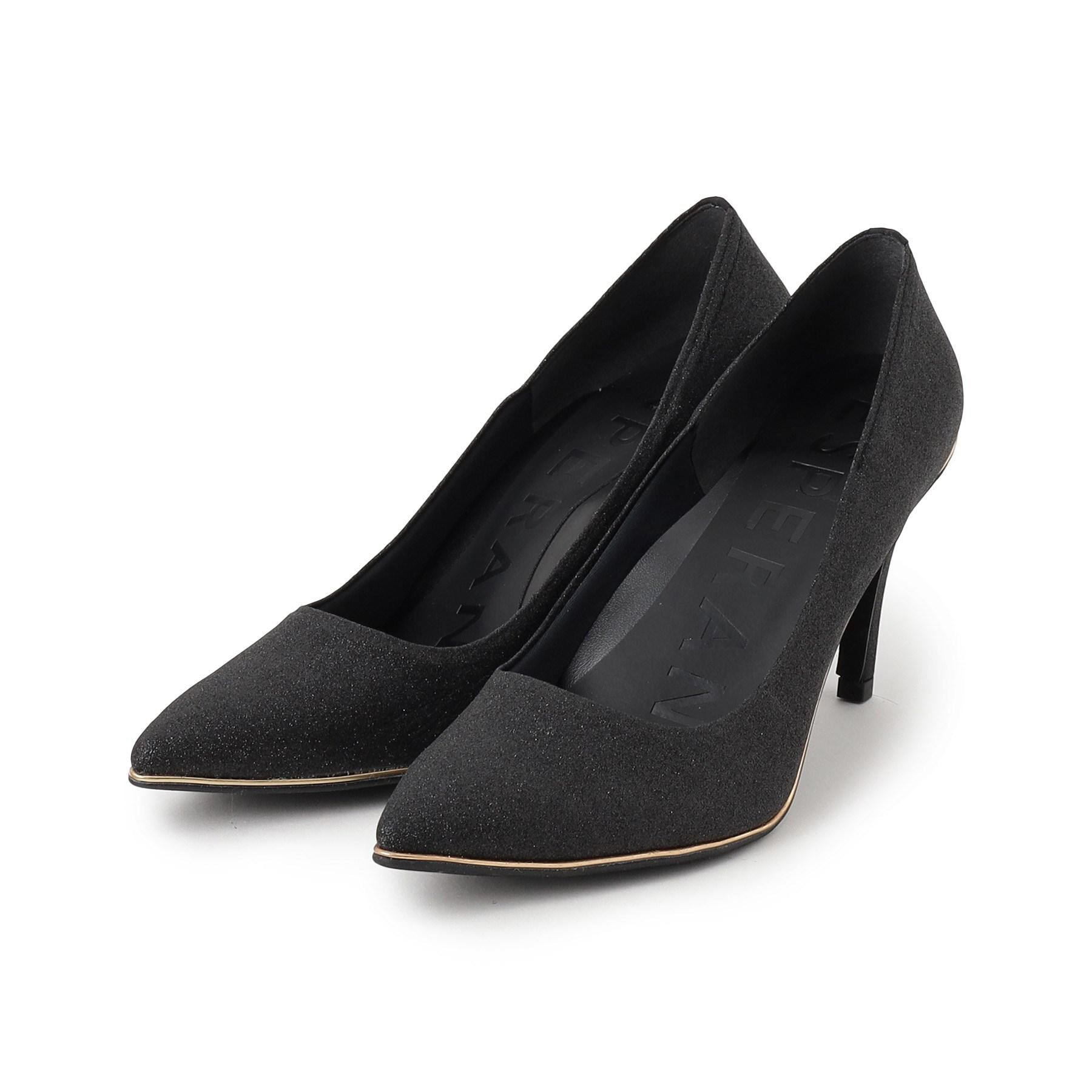 ESPERANZA「【12時間パンプス】約8.5㎝／ラメ素材　歩きやすくて疲れにくい」|パンプス|