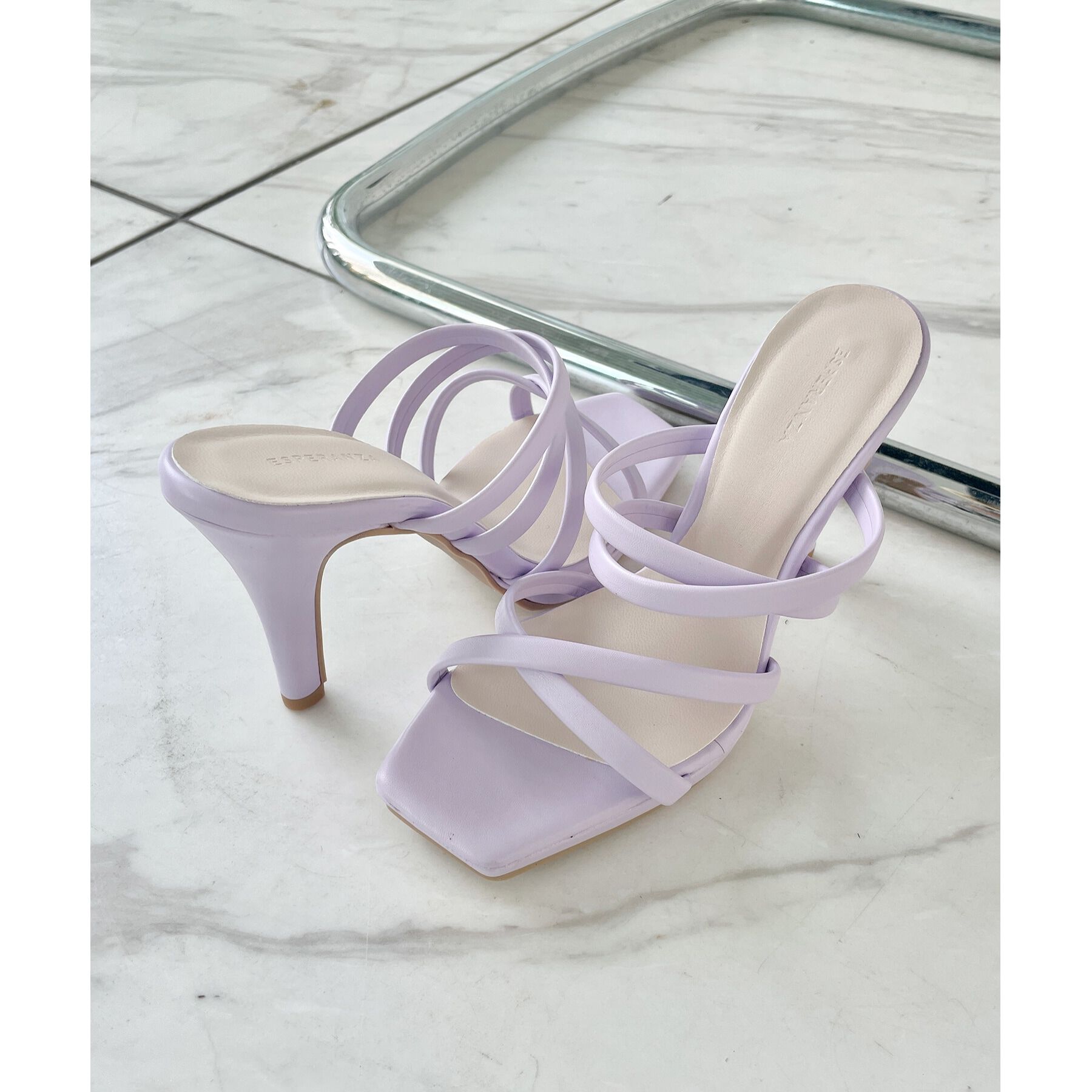 ESPERANZA「ダブルクロスストラップサンダル」|サンダル|