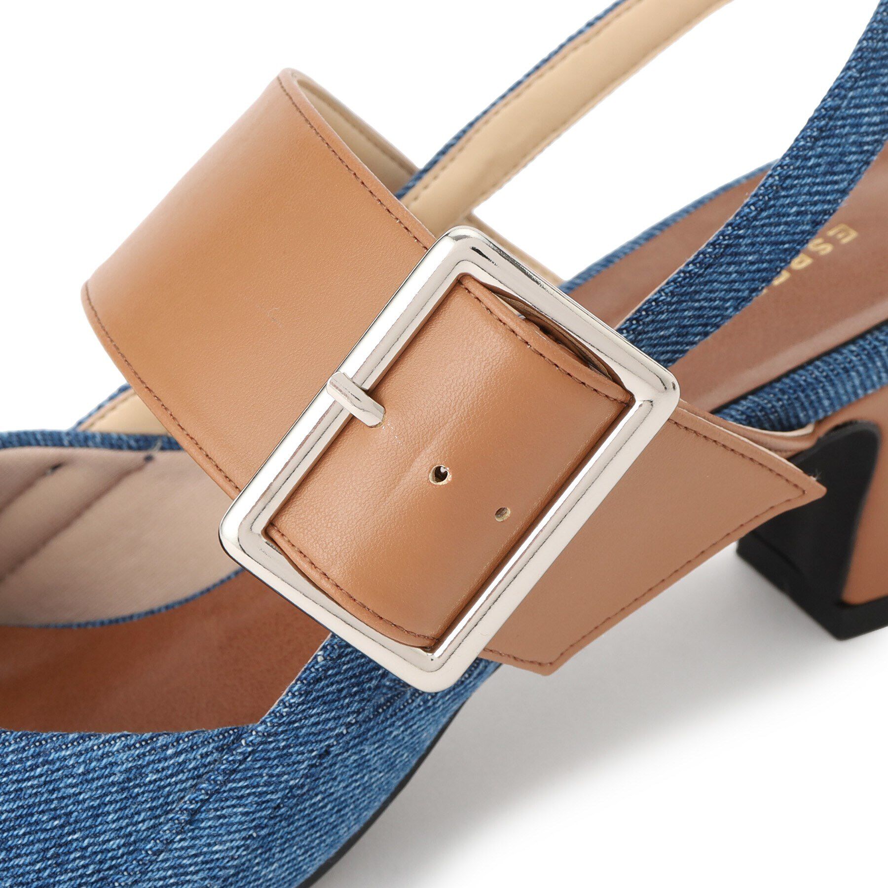 ESPERANZA「バックルベルトバックストラップパンプス」|パンプス|