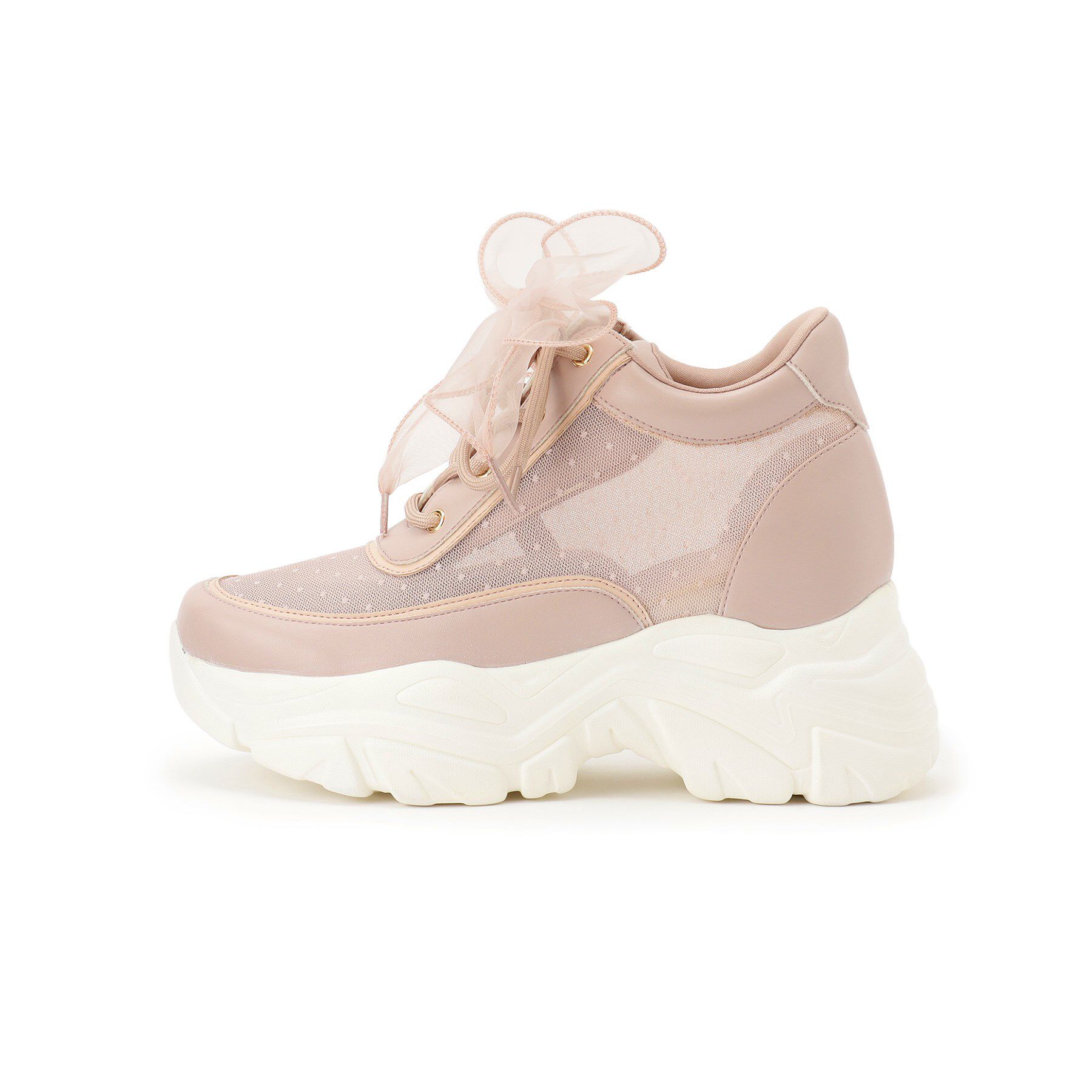 ESPERANZA「きゅんフィットインソールチュールリボンスニーカー」|スニーカー|