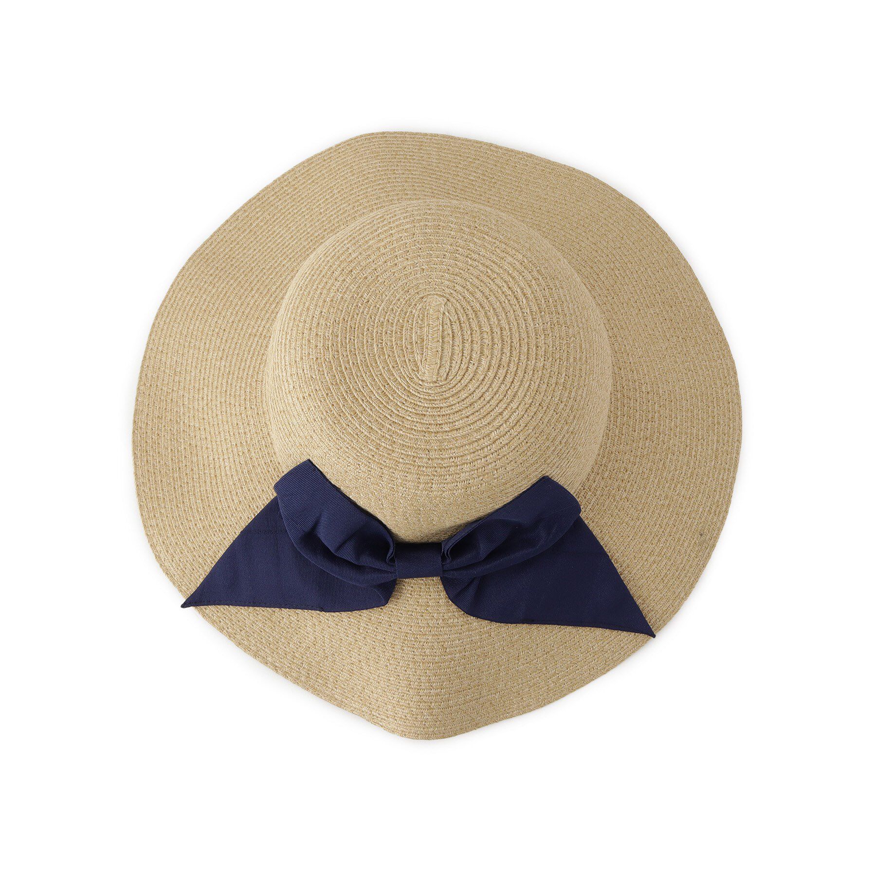 Grandedge「【接触冷感／洗濯可】コンパクトウォッシャブルリボンハット」|ハット|