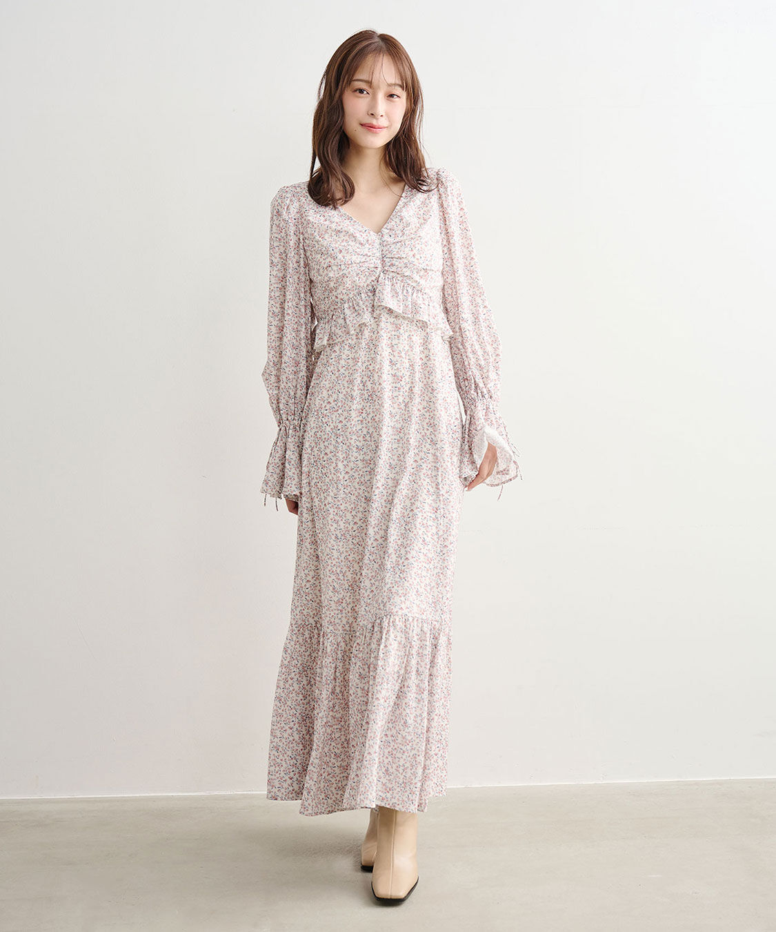 COCO DEAL「フラワープリントワンピース」|ワンピース|