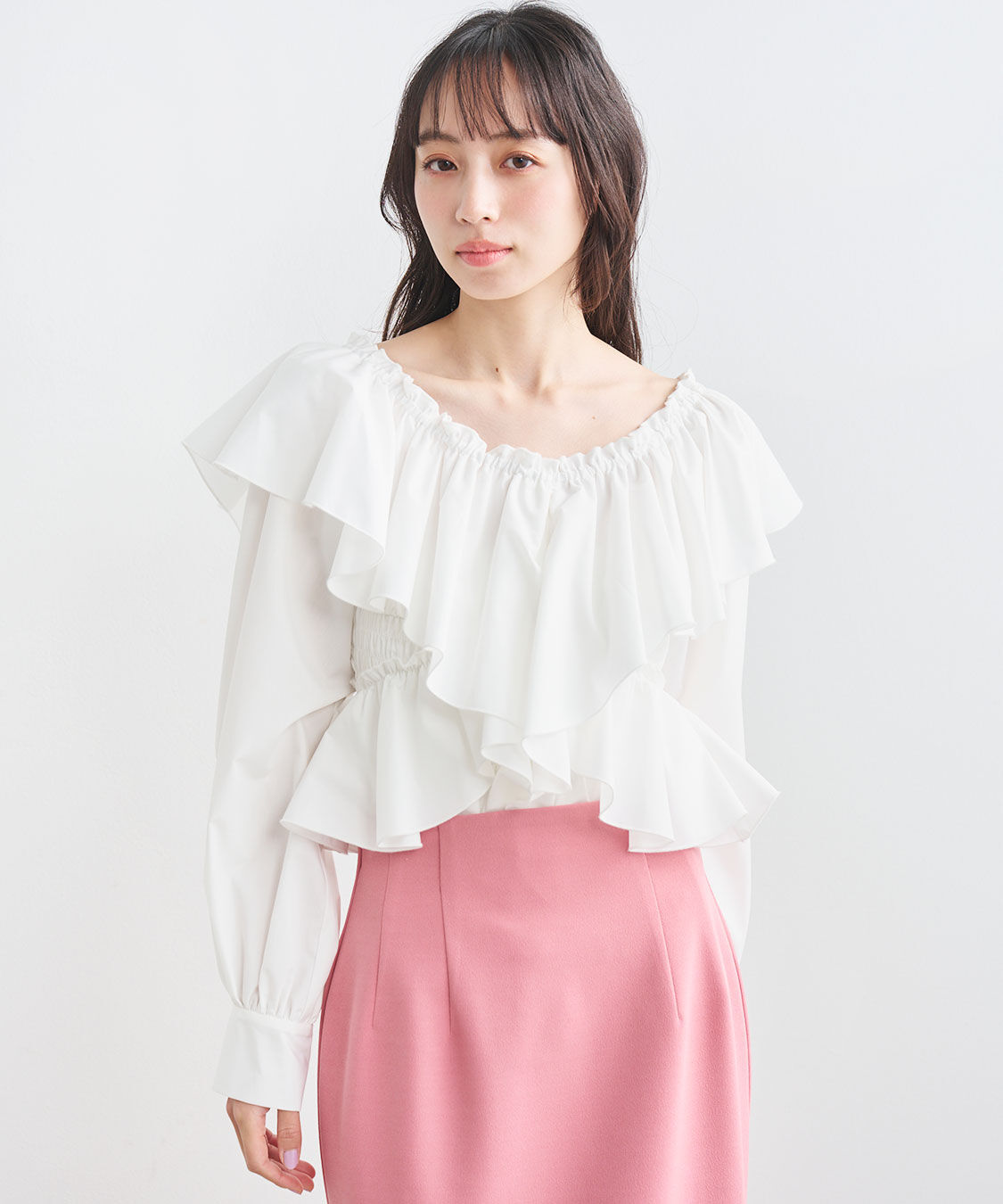 COCO DEAL「フリルオフショルブラウス」|シャツ・ブラウス|