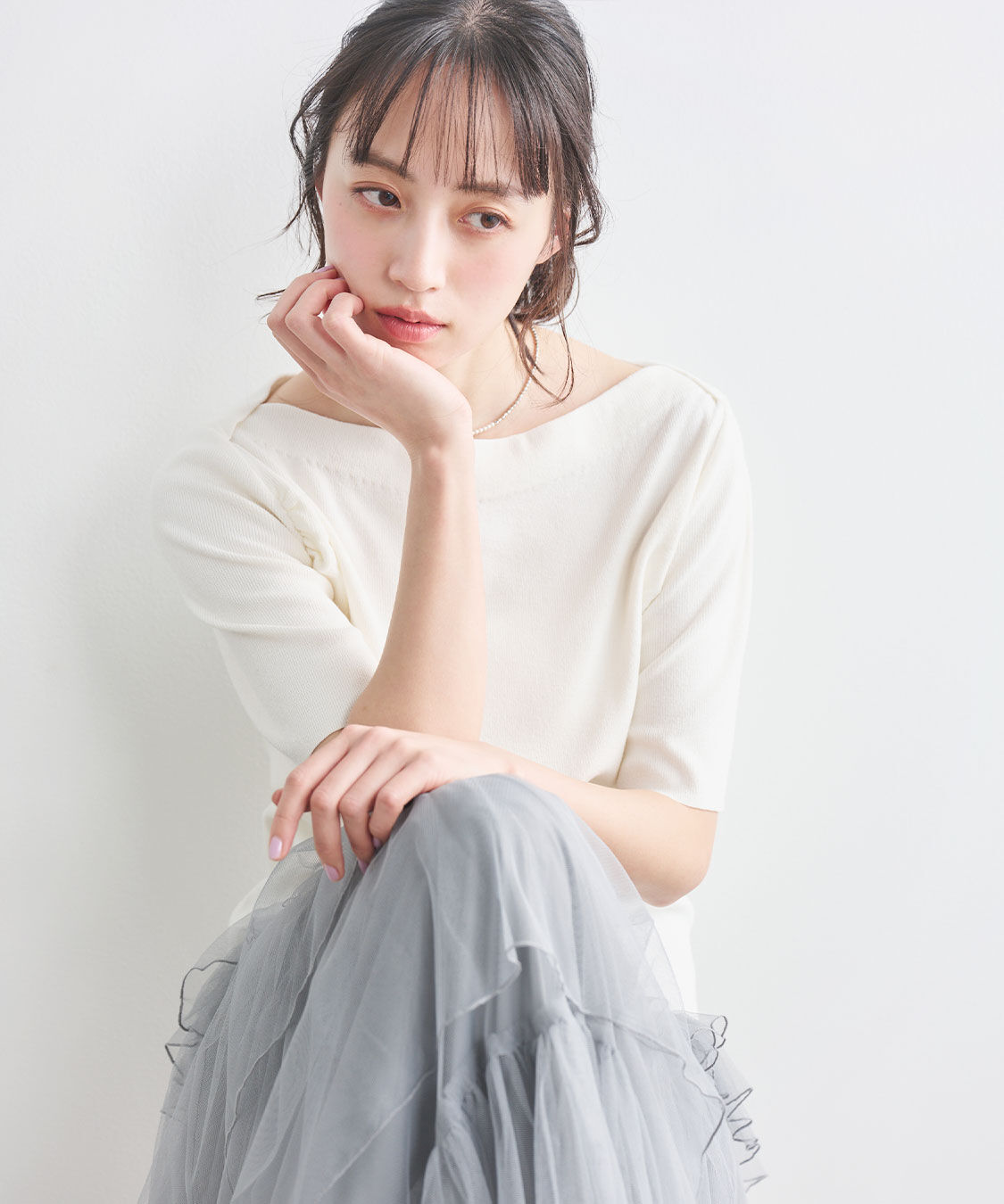 COCO DEAL「ギャザーニット」|ニット・セーター|