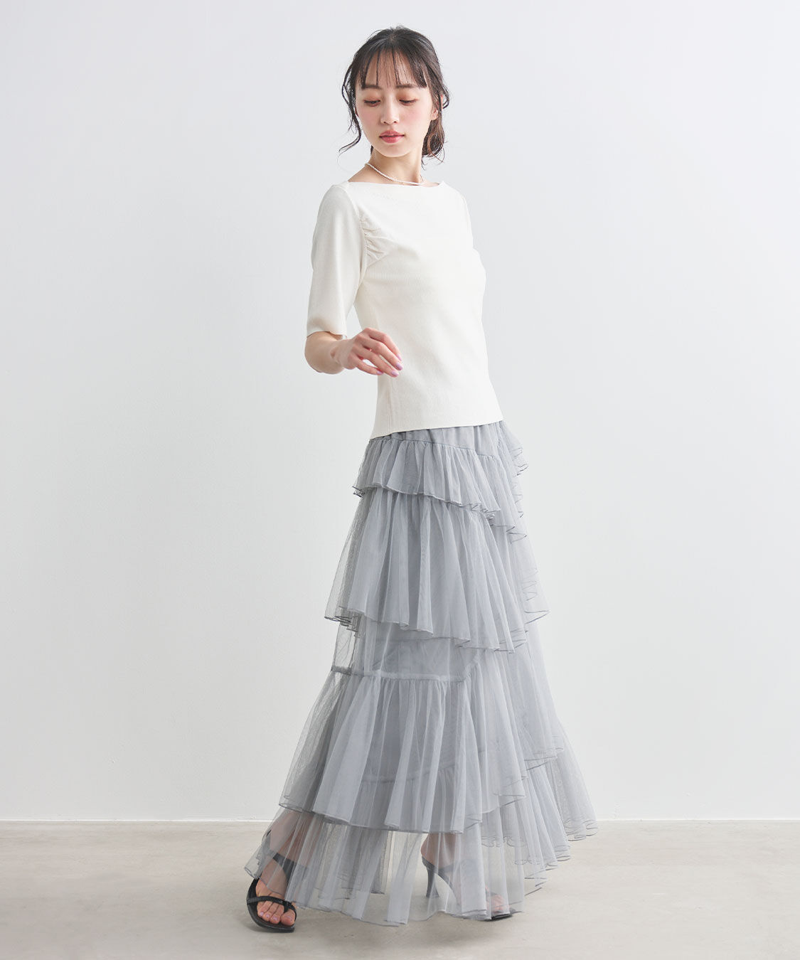 COCO DEAL「ギャザーニット」|ニット・セーター|