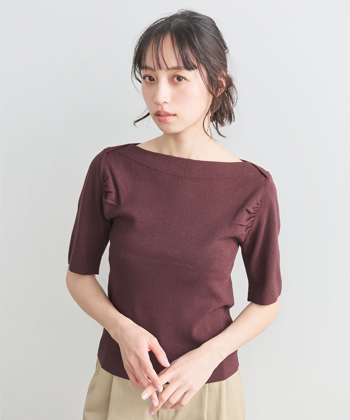 COCO DEAL「ギャザーニット」|ニット・セーター|