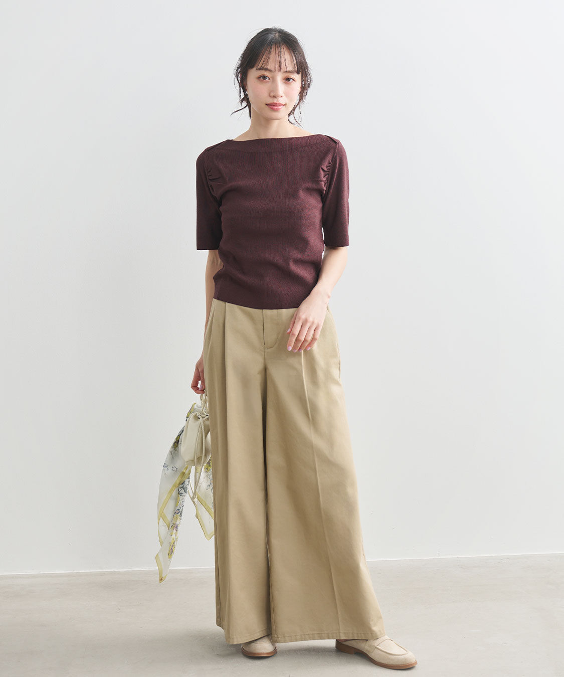 COCO DEAL「ギャザーニット」|ニット・セーター|