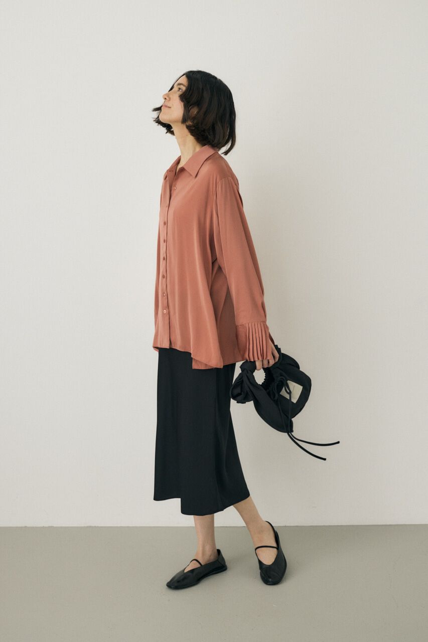 MOUSSY「サテンミディスカート　リサイクルポリエステル&times;レーヨン素材」|スカート|