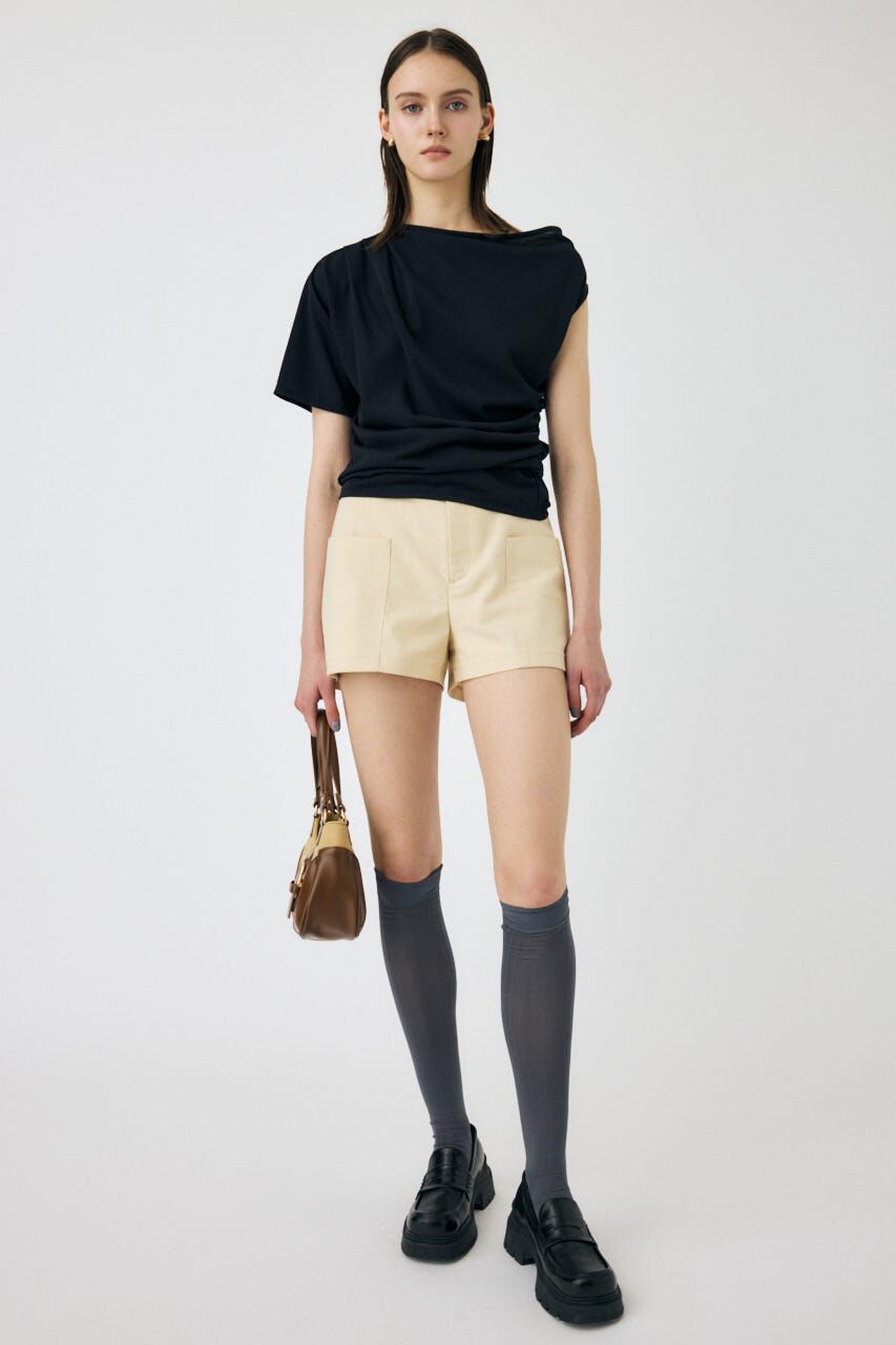 MOUSSY「ONE SHOULDER シアー TEE」|Tシャツ・カットソー|