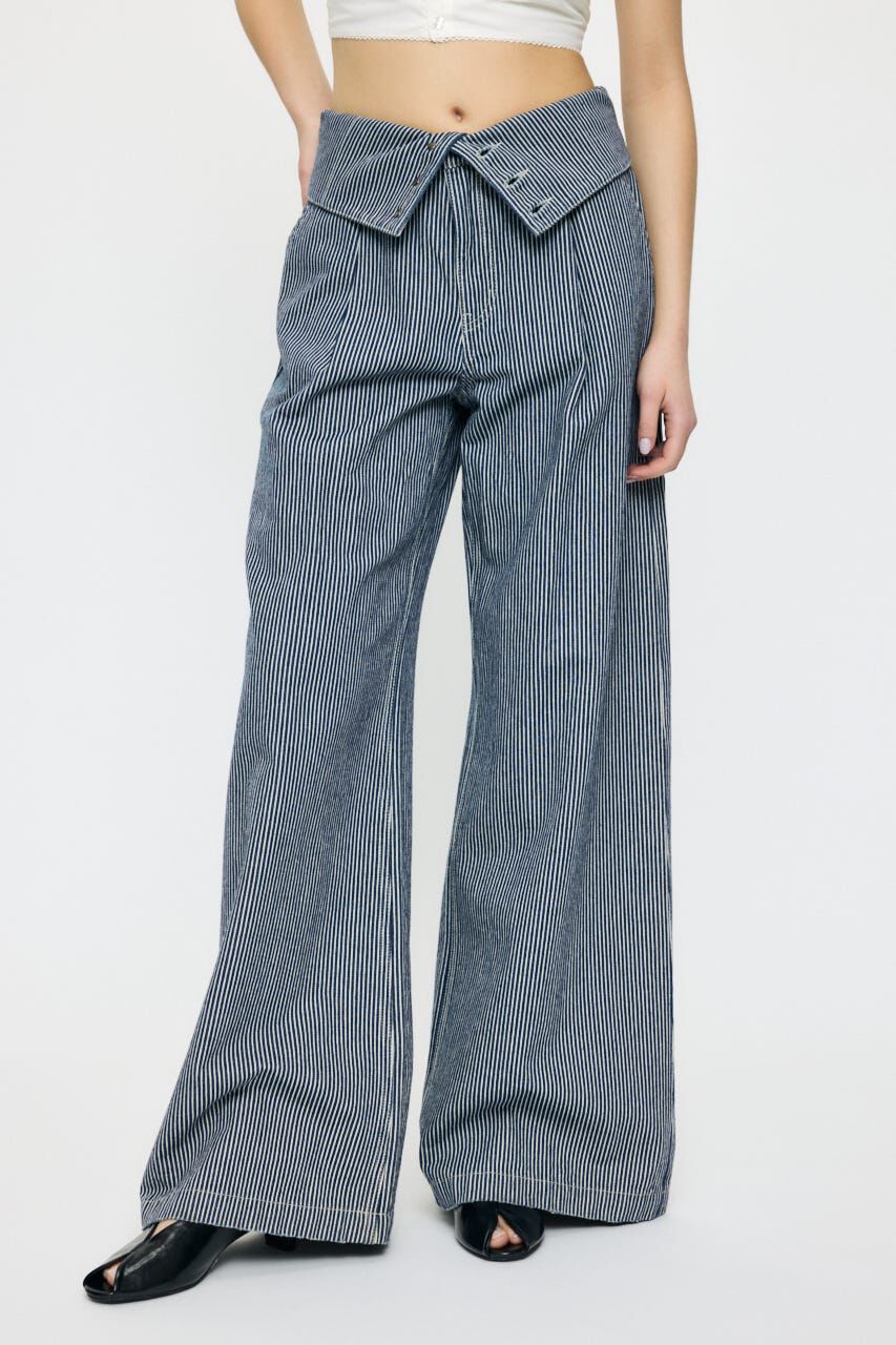 MOUSSY「CORSET DESIGN バギー」|デニム|