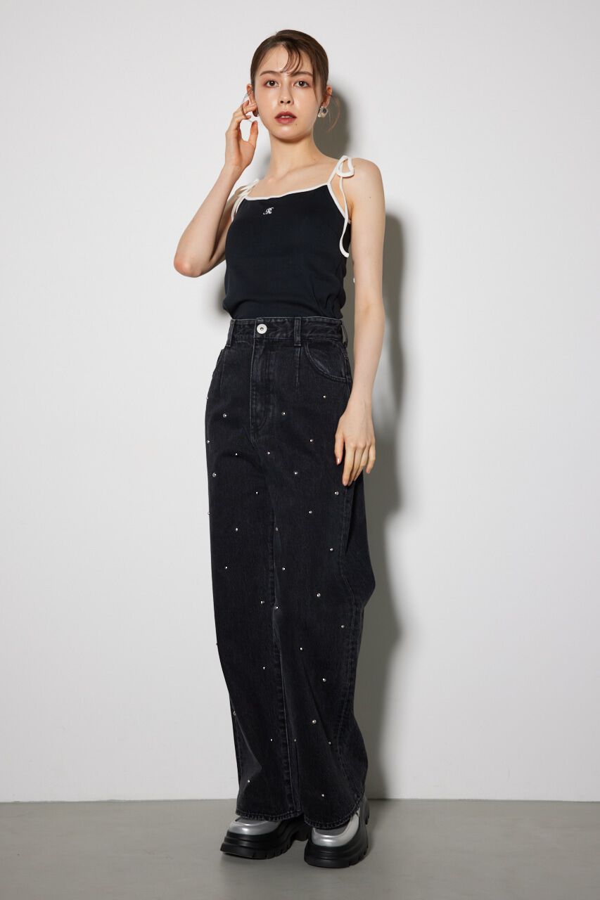 rienda「カップ付きリボンキャミトップス」|キャミソール|