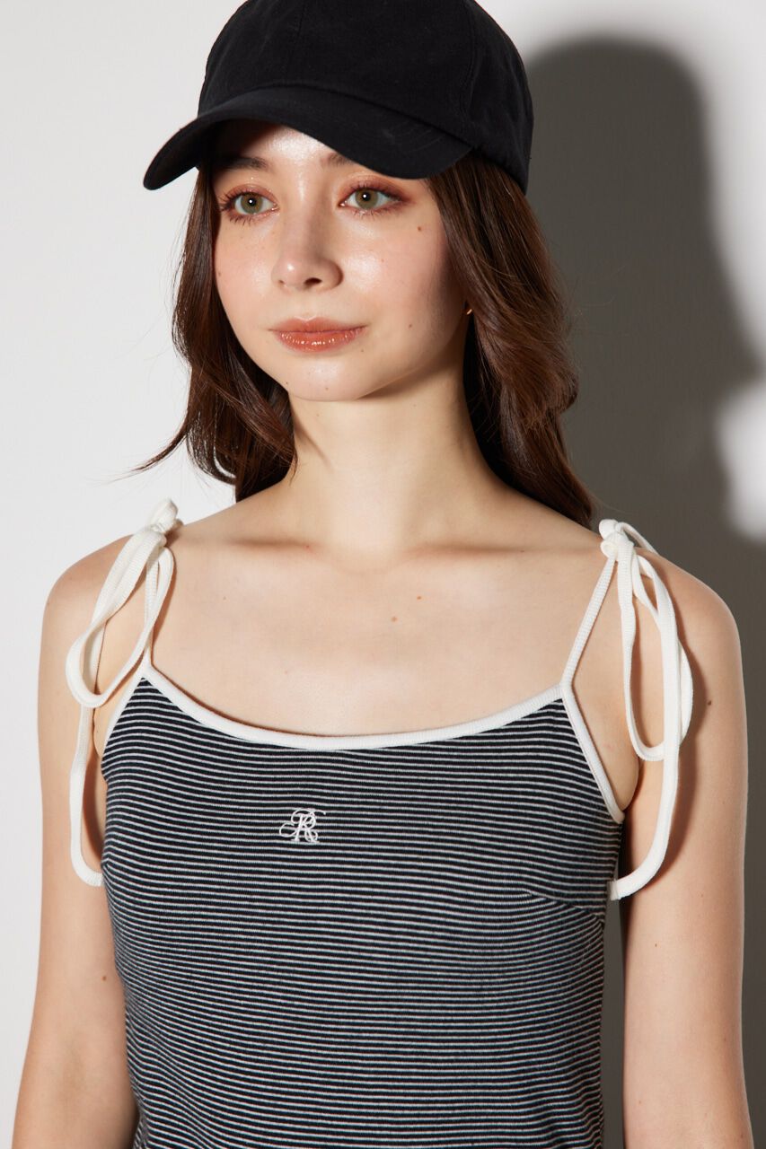 rienda「カップ付きリボンキャミトップス」|キャミソール|