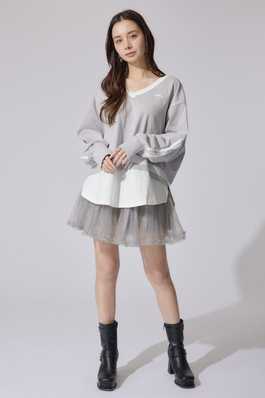 rienda「ユニフォームレディーロンT」|Tシャツ・カットソー|