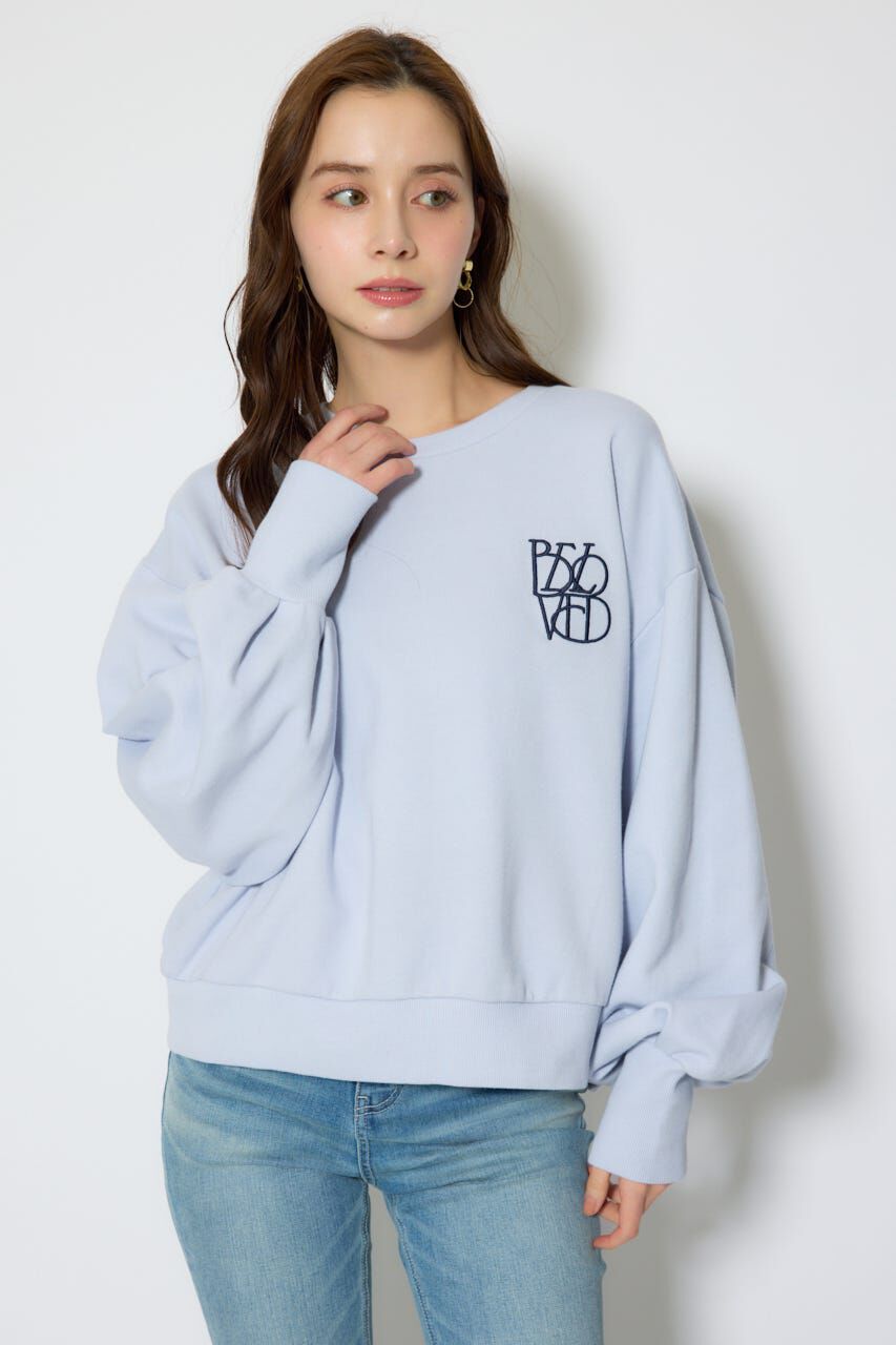 rienda「バックレースアップスウェットトップス」|Tシャツ・カットソー|