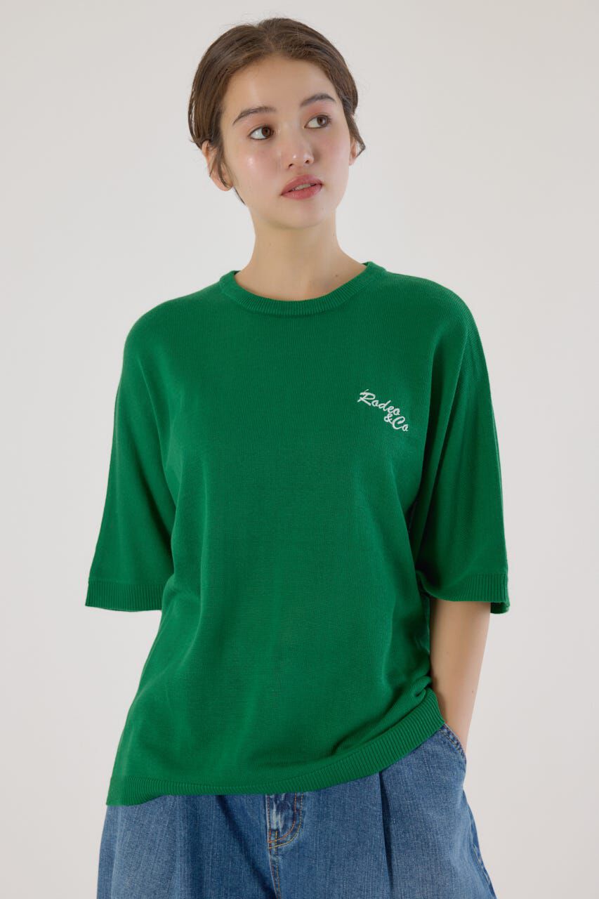 RODEO CROWNS「ルーズドルマンニットトップス」|ニット・セーター|GRN