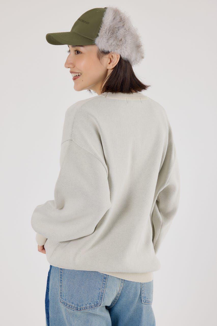 RODEO CROWNS「アニマルジャガードニットトップス」|ニット・セーター|