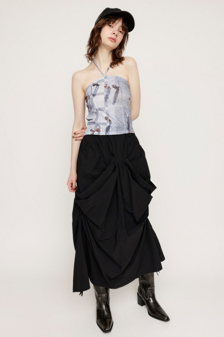 SLY「FLOWING DRAPE 3D スカート」|スカート|